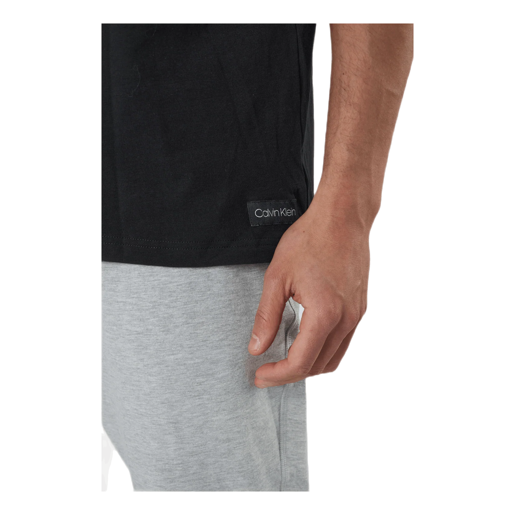 Eco Cotton S/S Crew Neck Black - Image 4