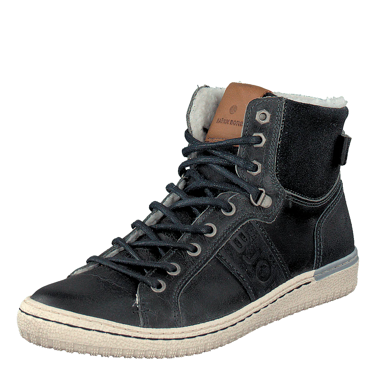 Alec Mid Fur Navy - Image 3