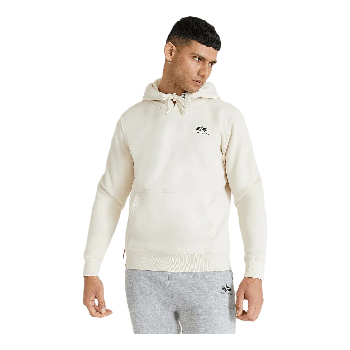 Basic Hoody Small Logo Jet Stream - Image 4