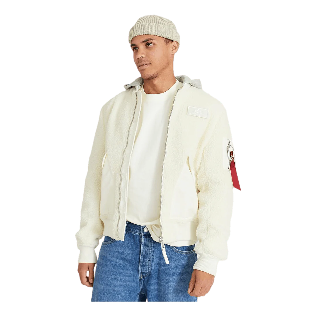 Cwu Zip Hoody Teddy Off - Image 3