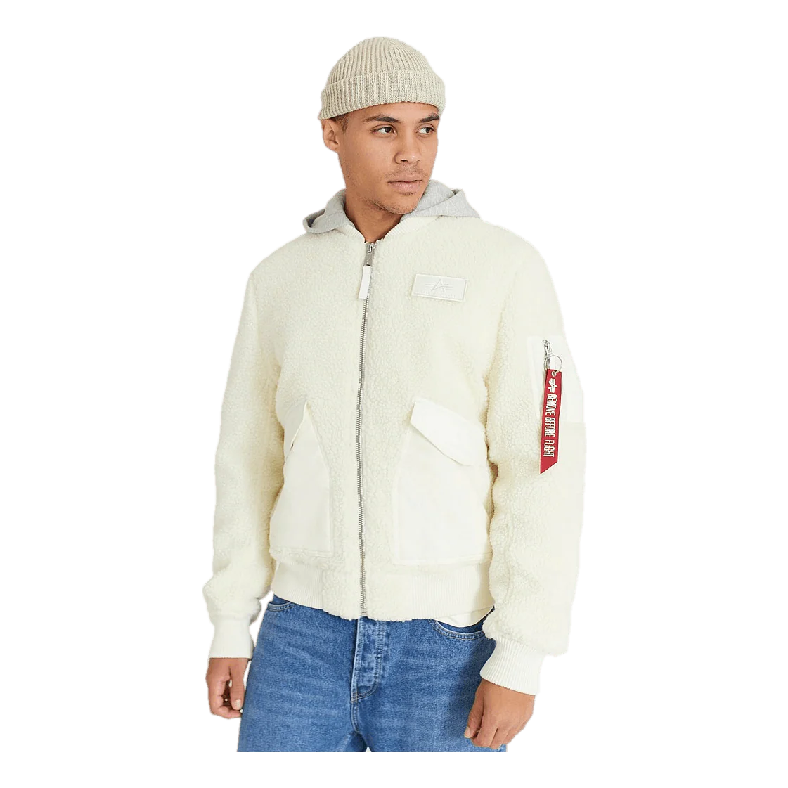 Cwu Zip Hoody Teddy Off - Image 5