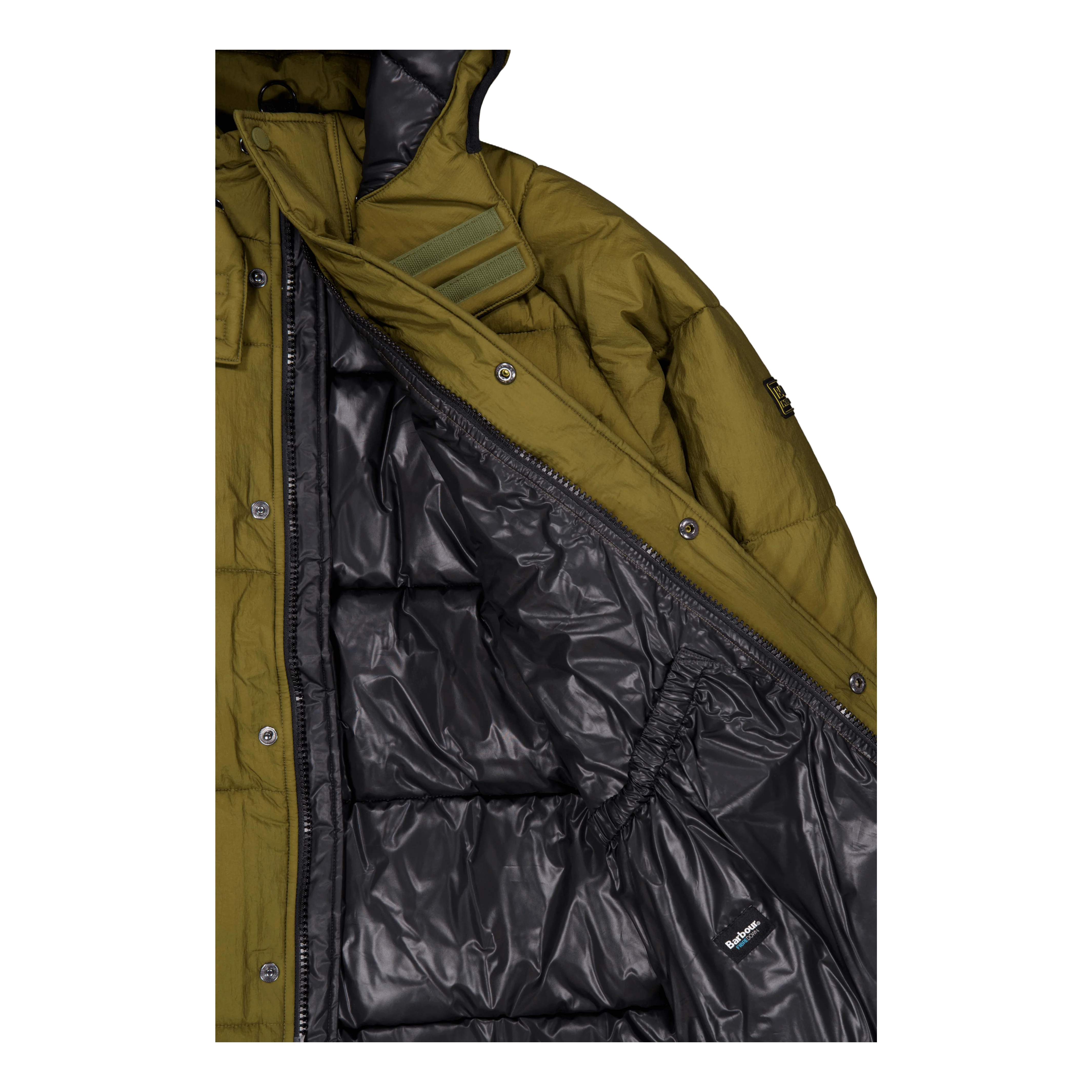 B.intl Haze Puffer Jacket Military Olive - Image 4