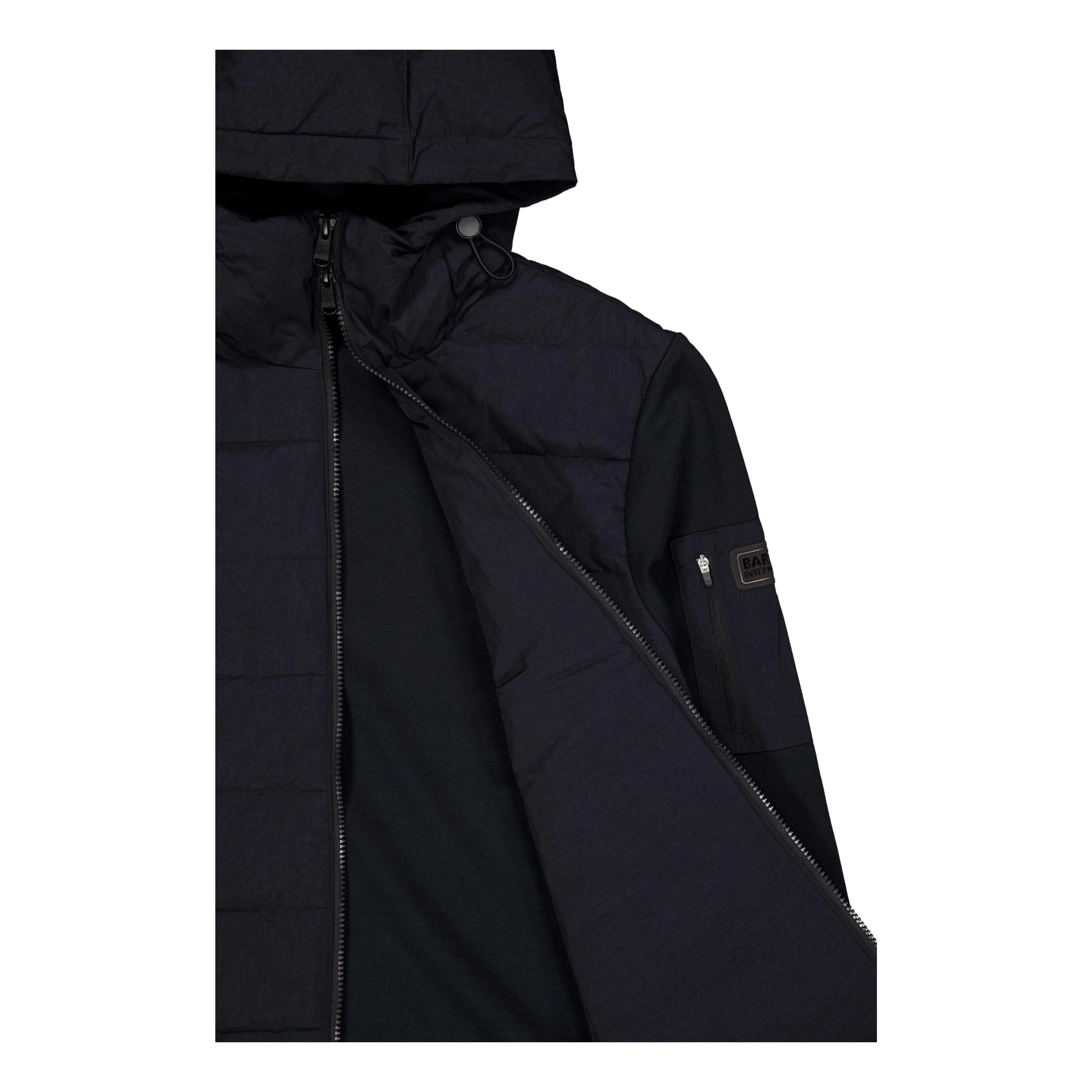 B.intl Stanley Hooded Quilted  Black - Image 4