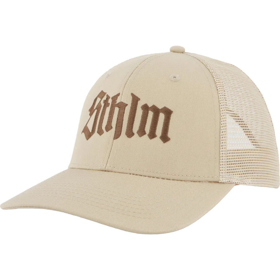 Sthlm Classic 6 Panel Trucker  Sand/brown
