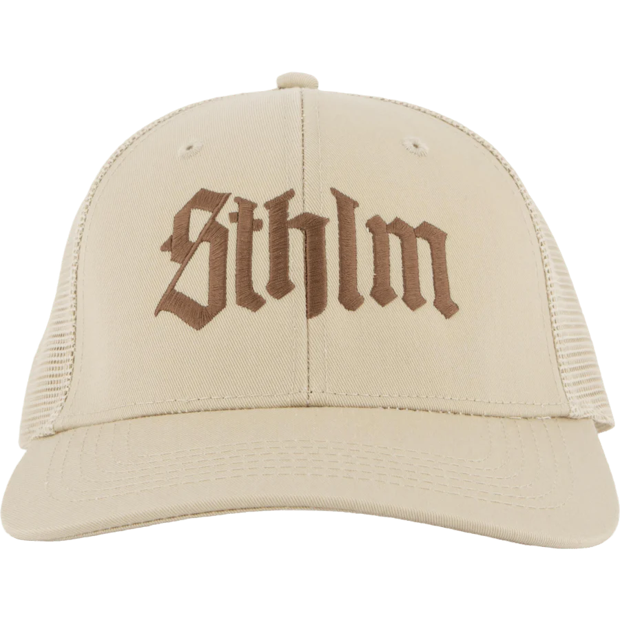 Sthlm Classic 6 Panel Trucker  Sand/brown - Image 5