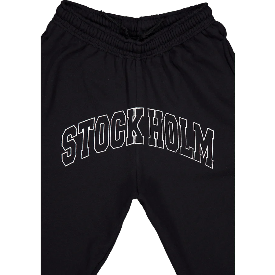 Stock Holm Sweatpants Black - Image 3