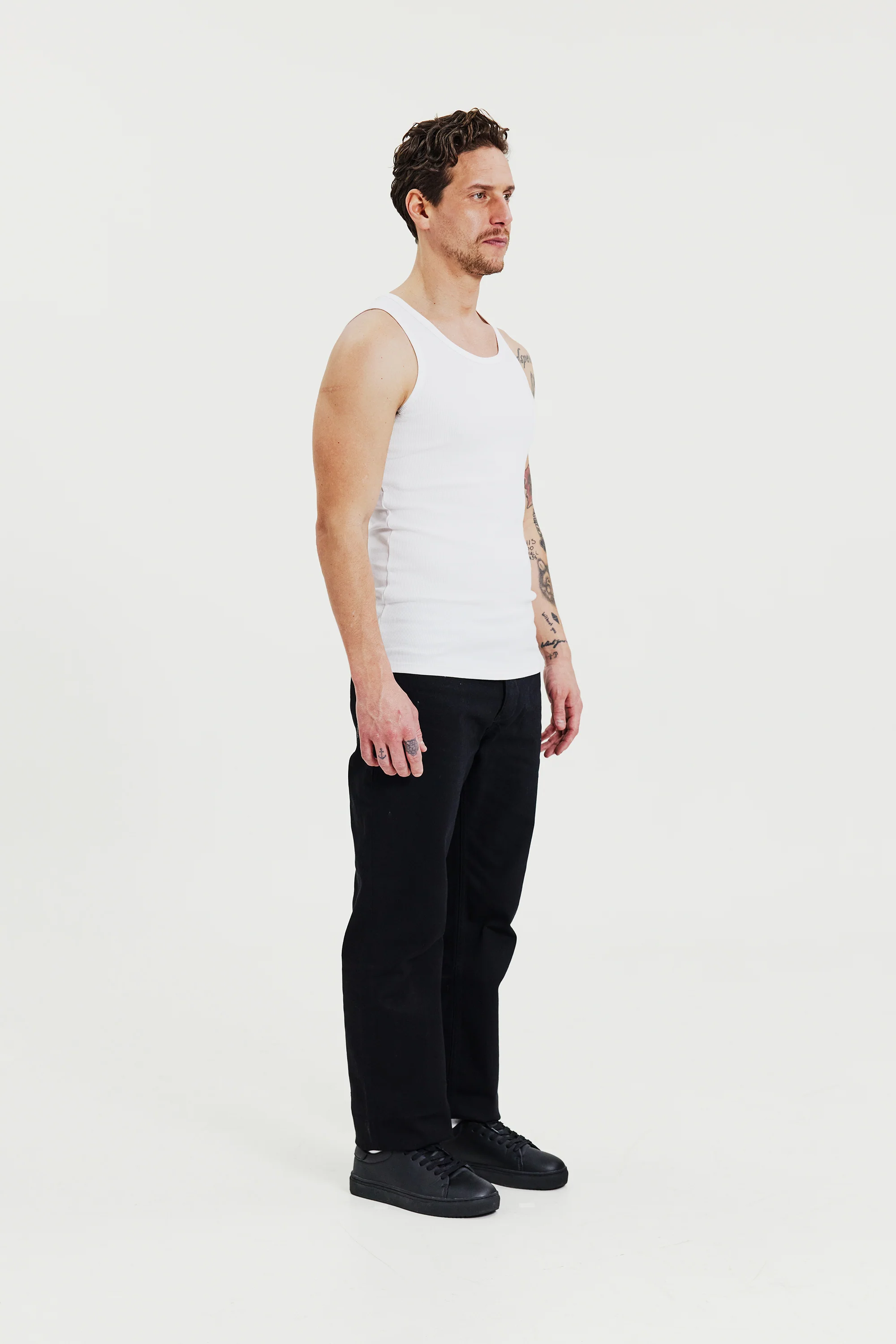 Tank Ribbed 2-Pack White - Image 3