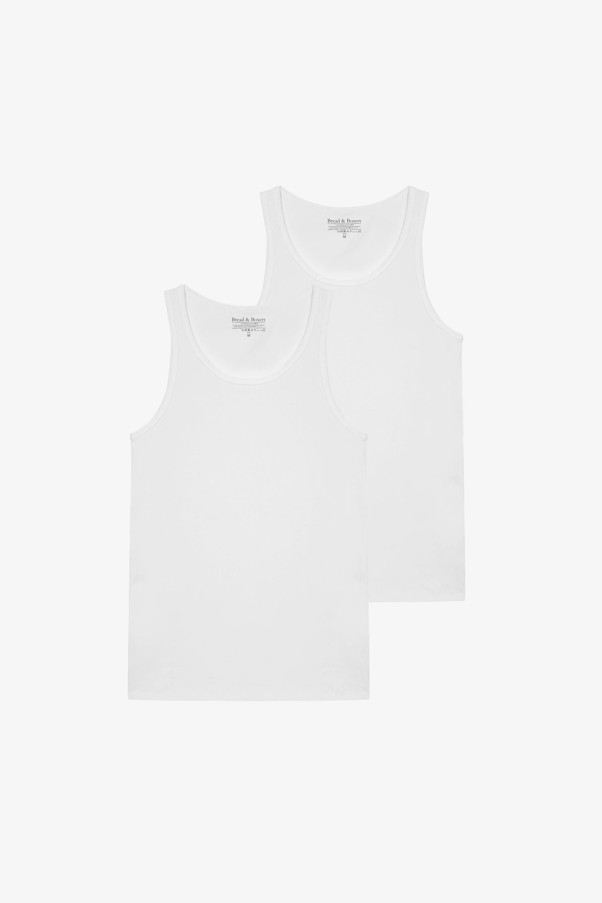 Tank Ribbed 2-Pack White - Image 6