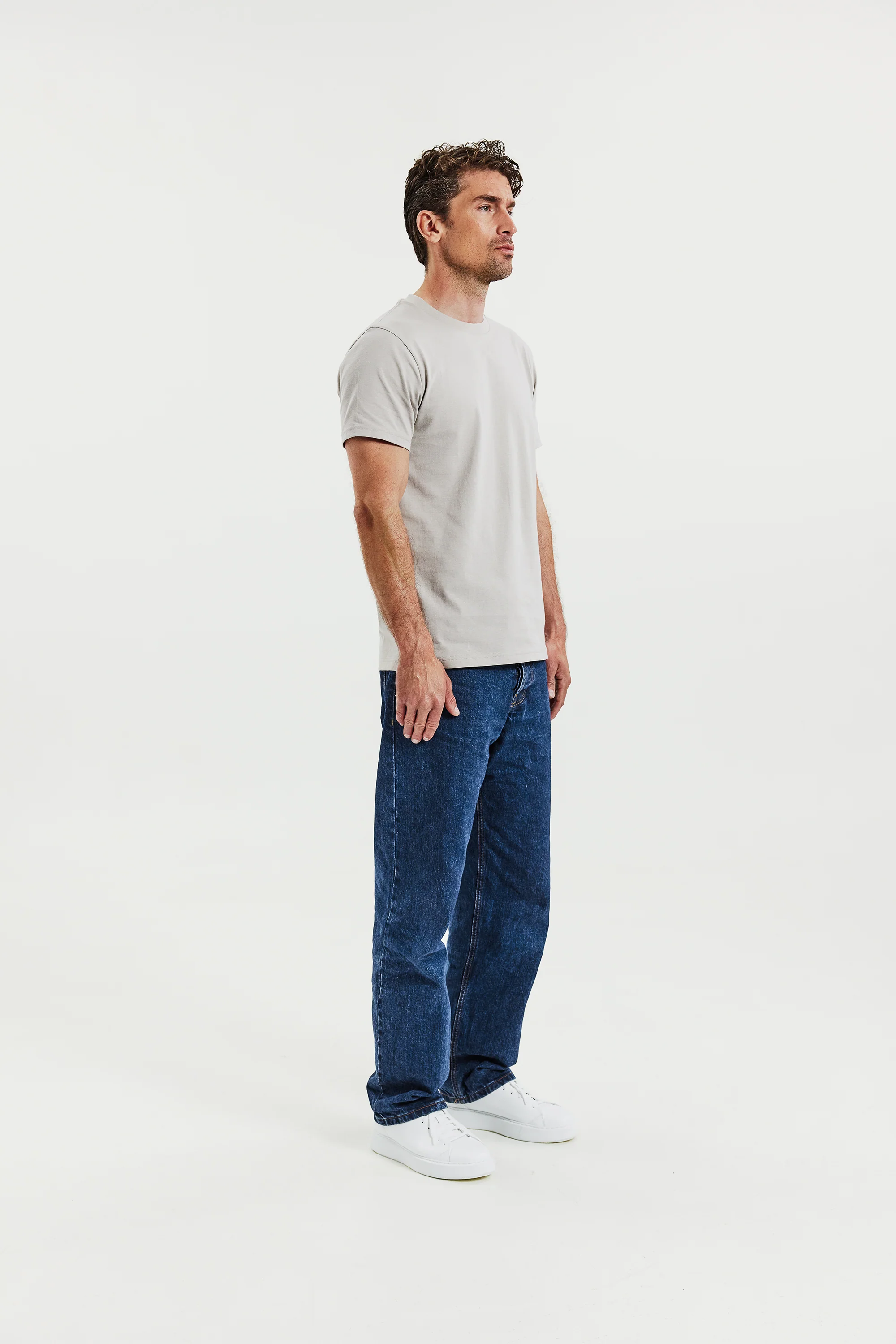 Crew-Neck Regular Greige - Image 2