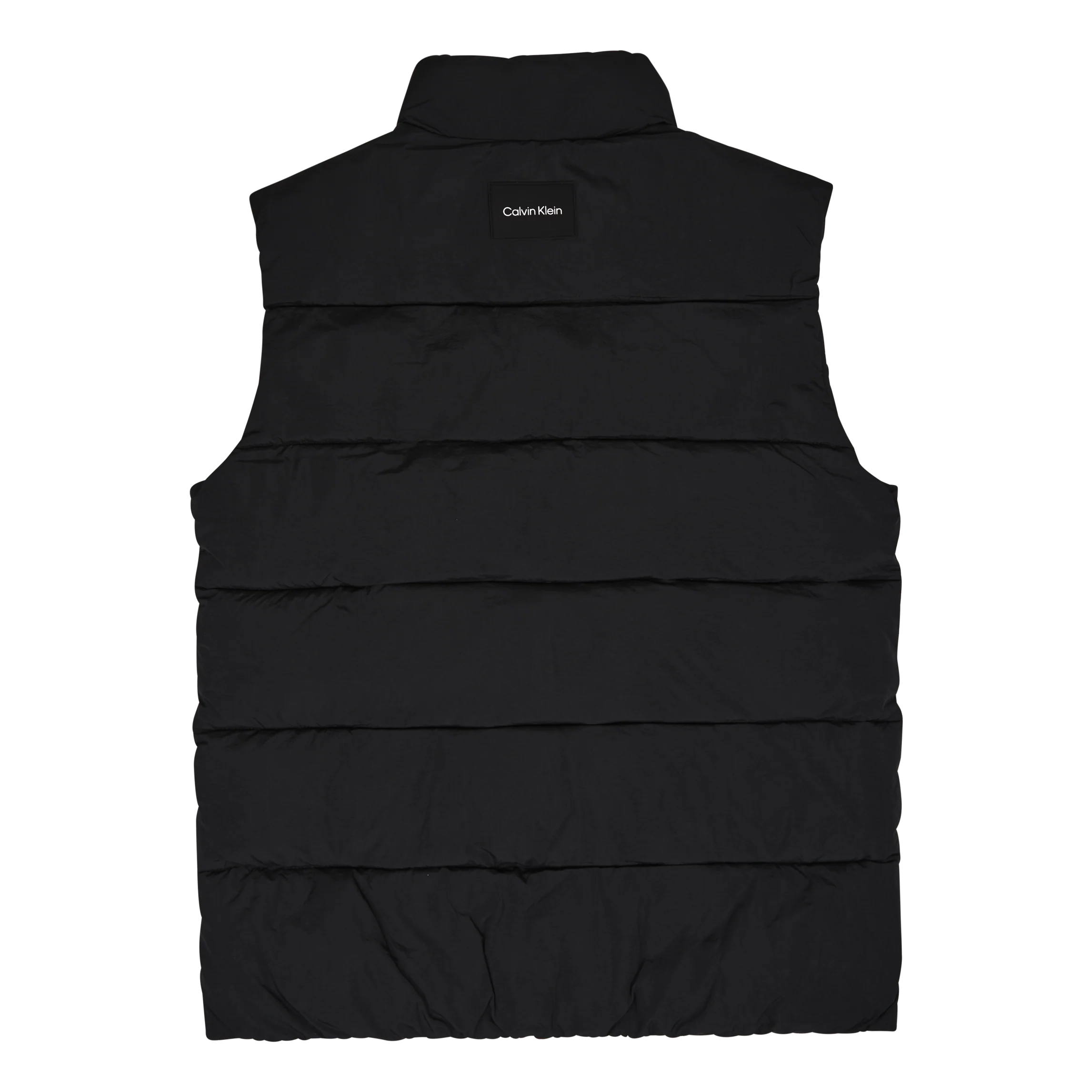 Crinkle Nylon Puffer Vest Beh - Image 2