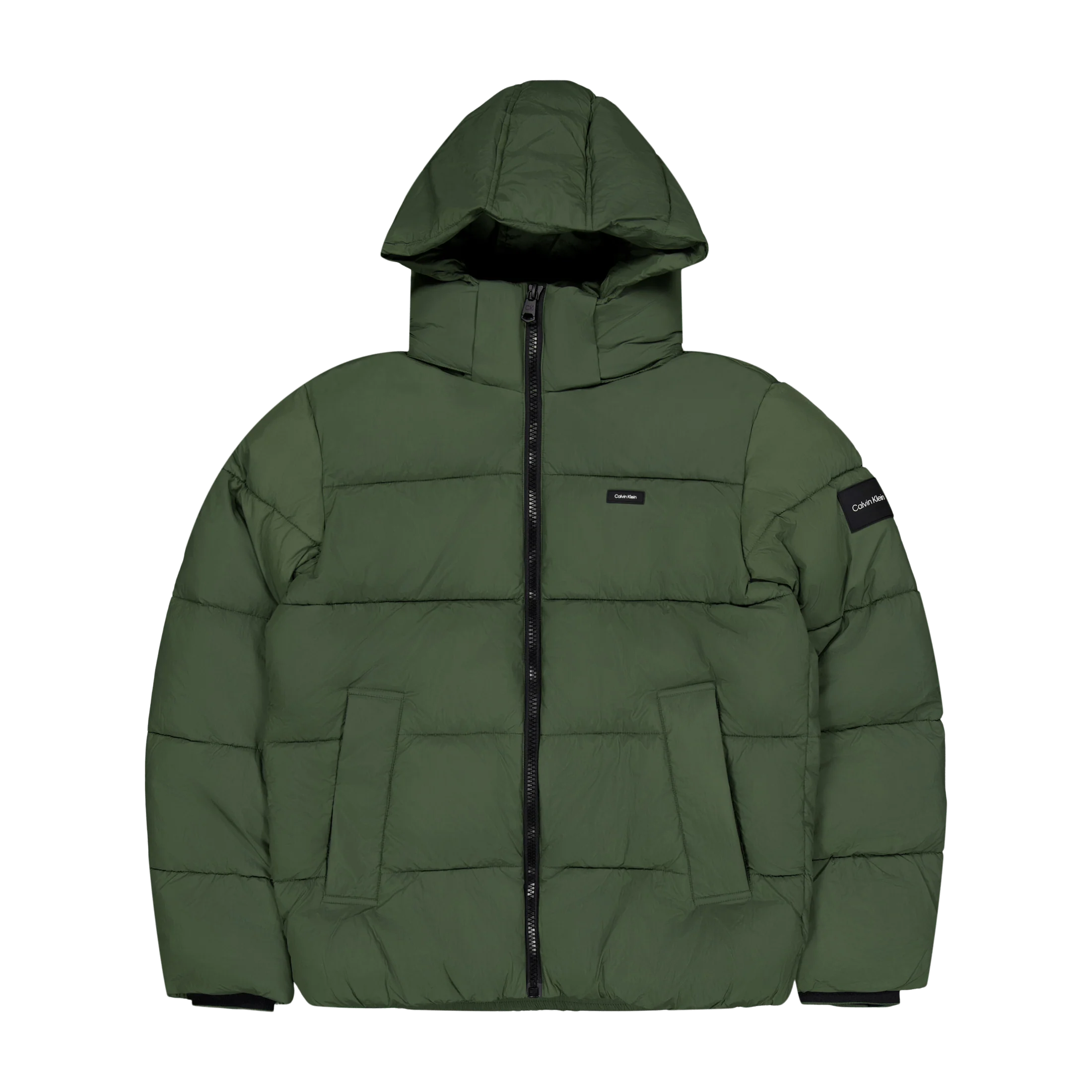 Calvin Klein Crinkle Nylon Quilt Jacket Llp - Thyme