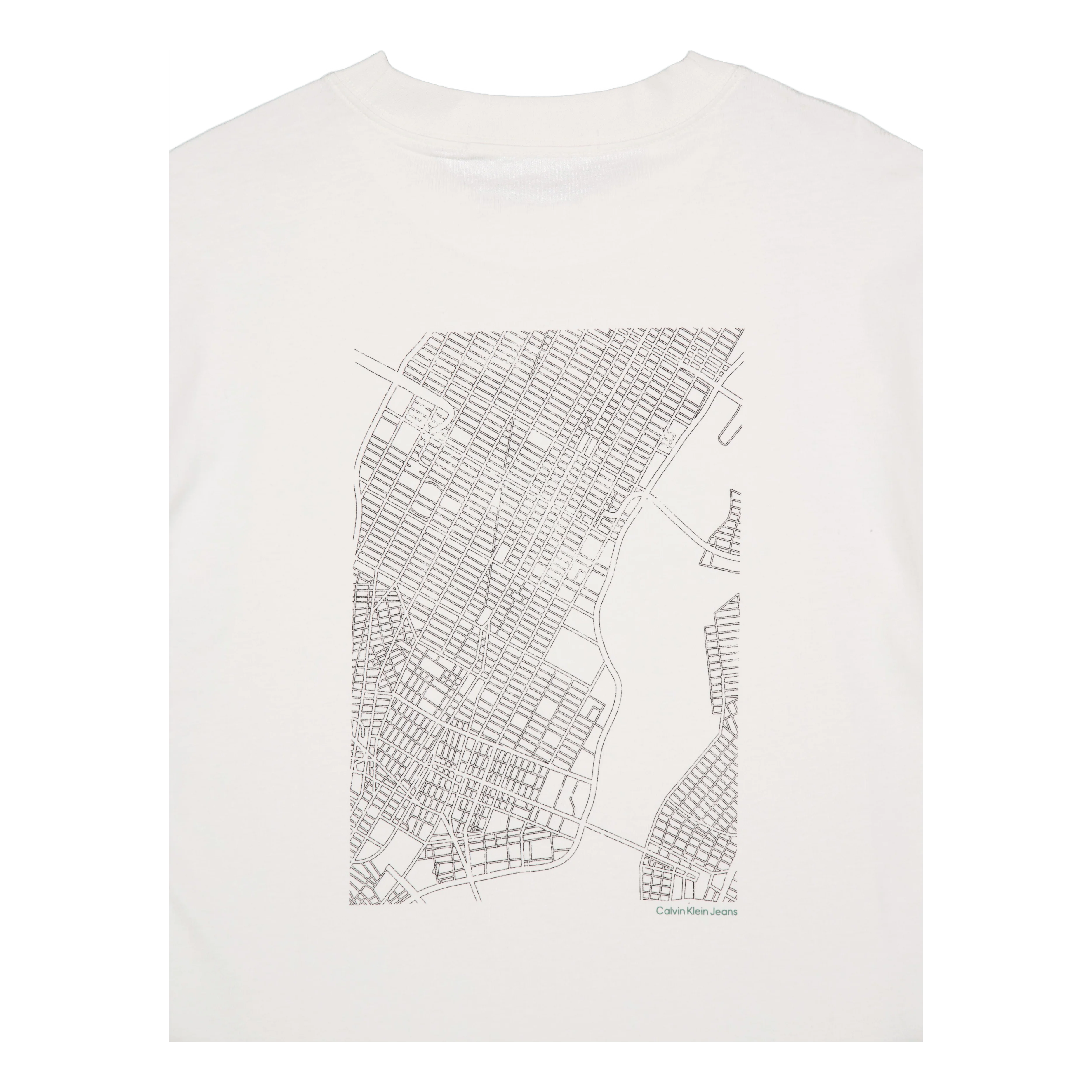 City Grid Map Tee Ybi-ivory - Image 4