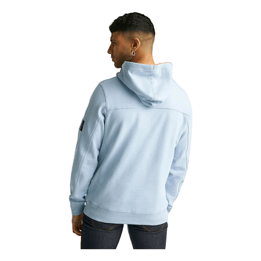 Calvin Klein Monologo Sleeve Badge Hoodie Bayshore - Image 2