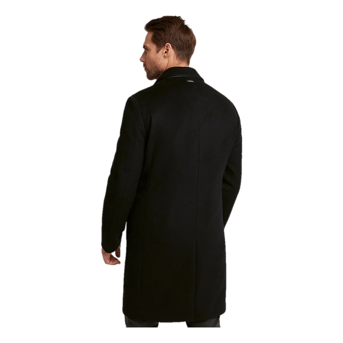 Calvin Klein Wool Melton Coat With Vest Ck - Image 2