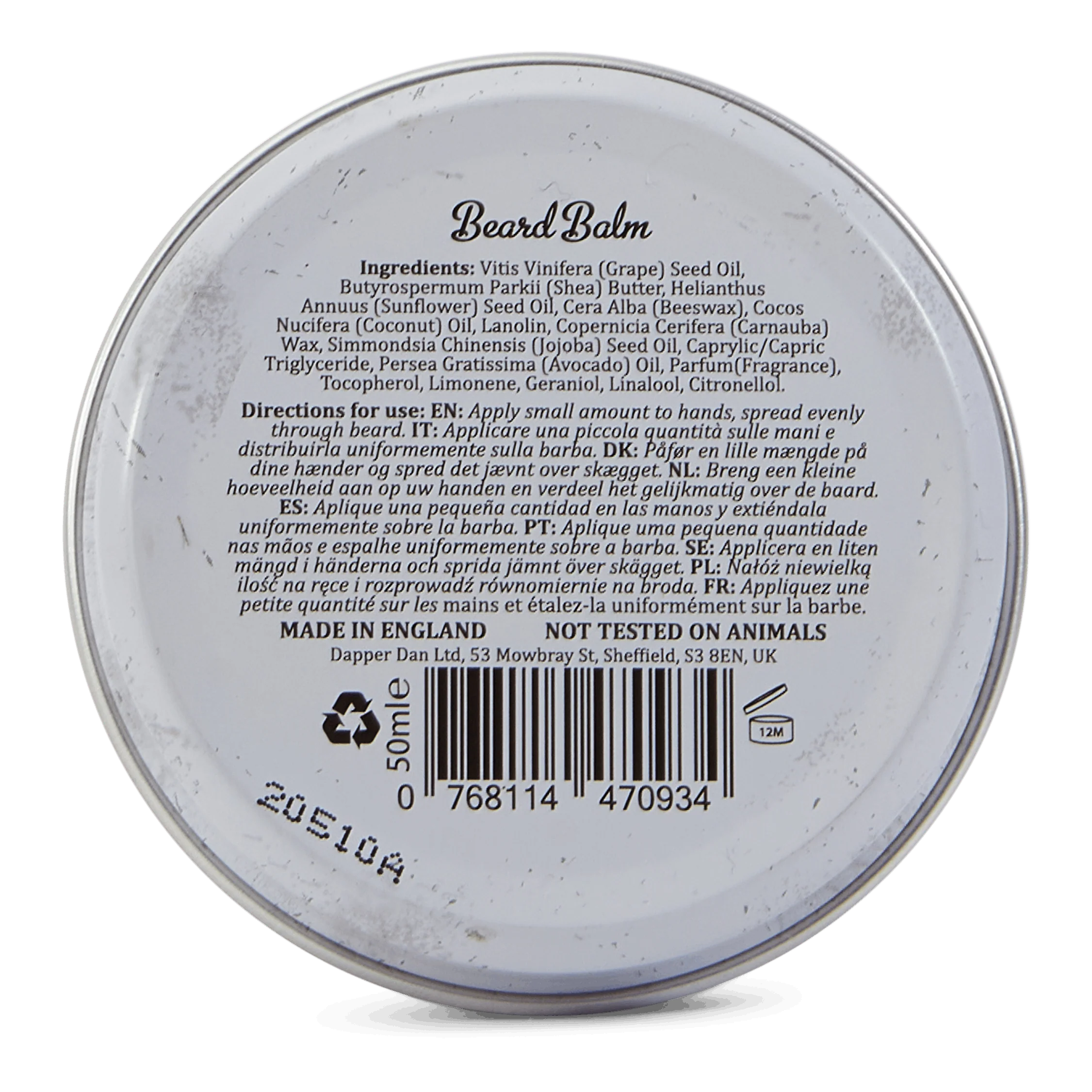 Dapper Dan Beard Balm 50ml Beard Balm - Image 2