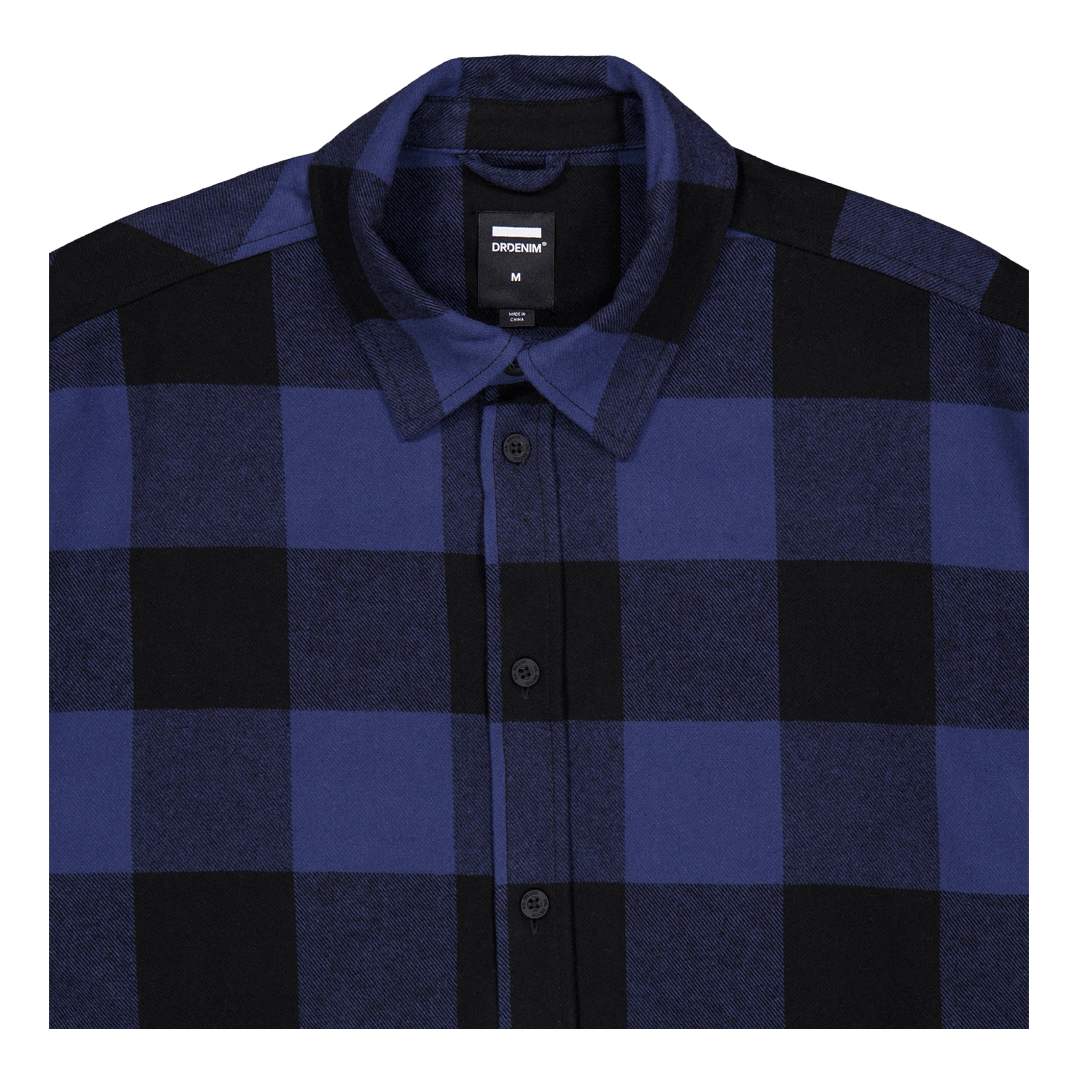 Dr. Denim Frank Shirt An7 Indigo Check - Image 3