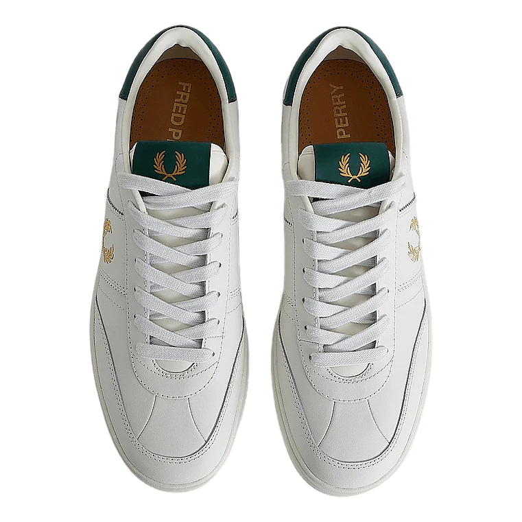 Fred Perry B400 Leather 254 Porcelain - Image 4