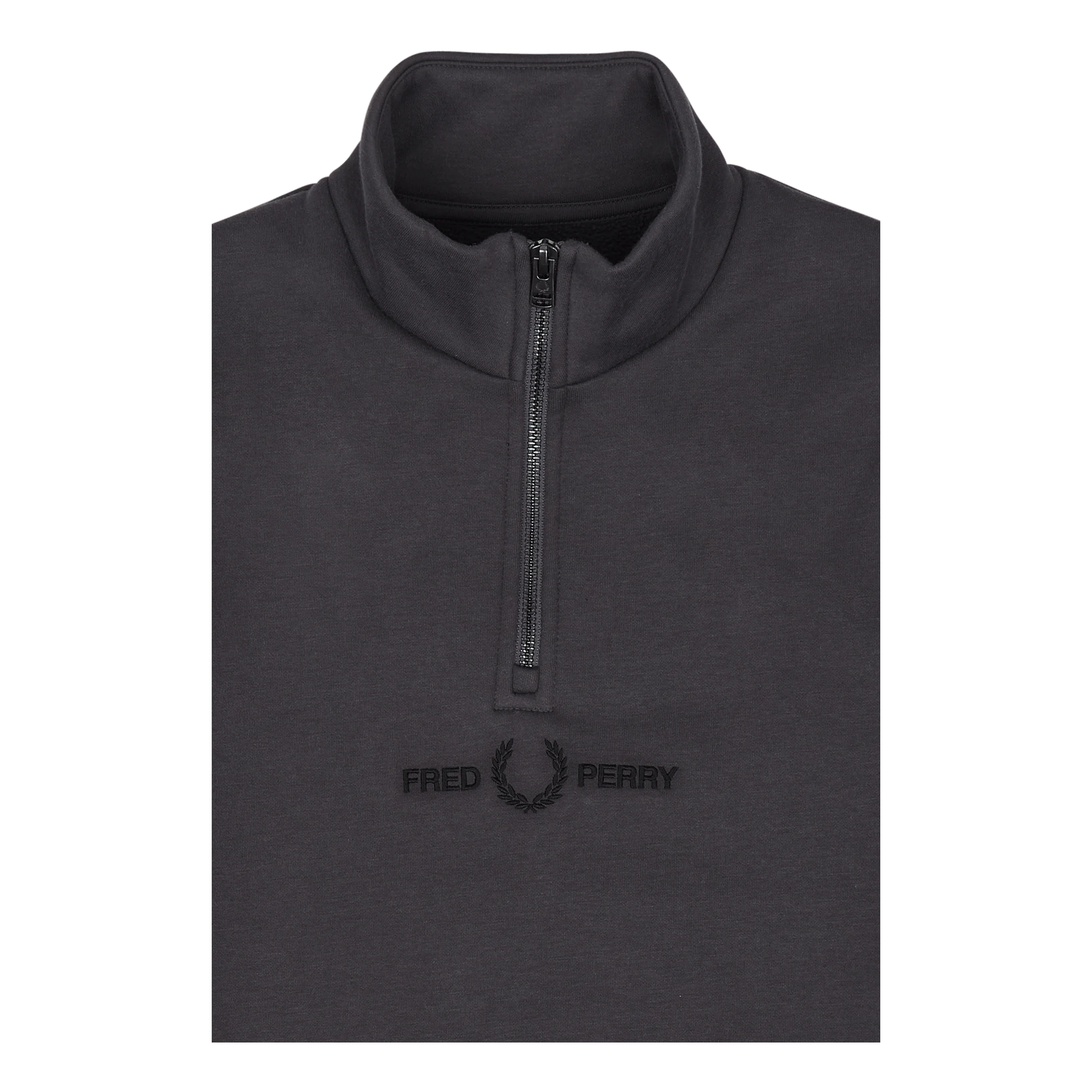 Fred Perry Embroidered H Zip Sweat G85 - Image 3