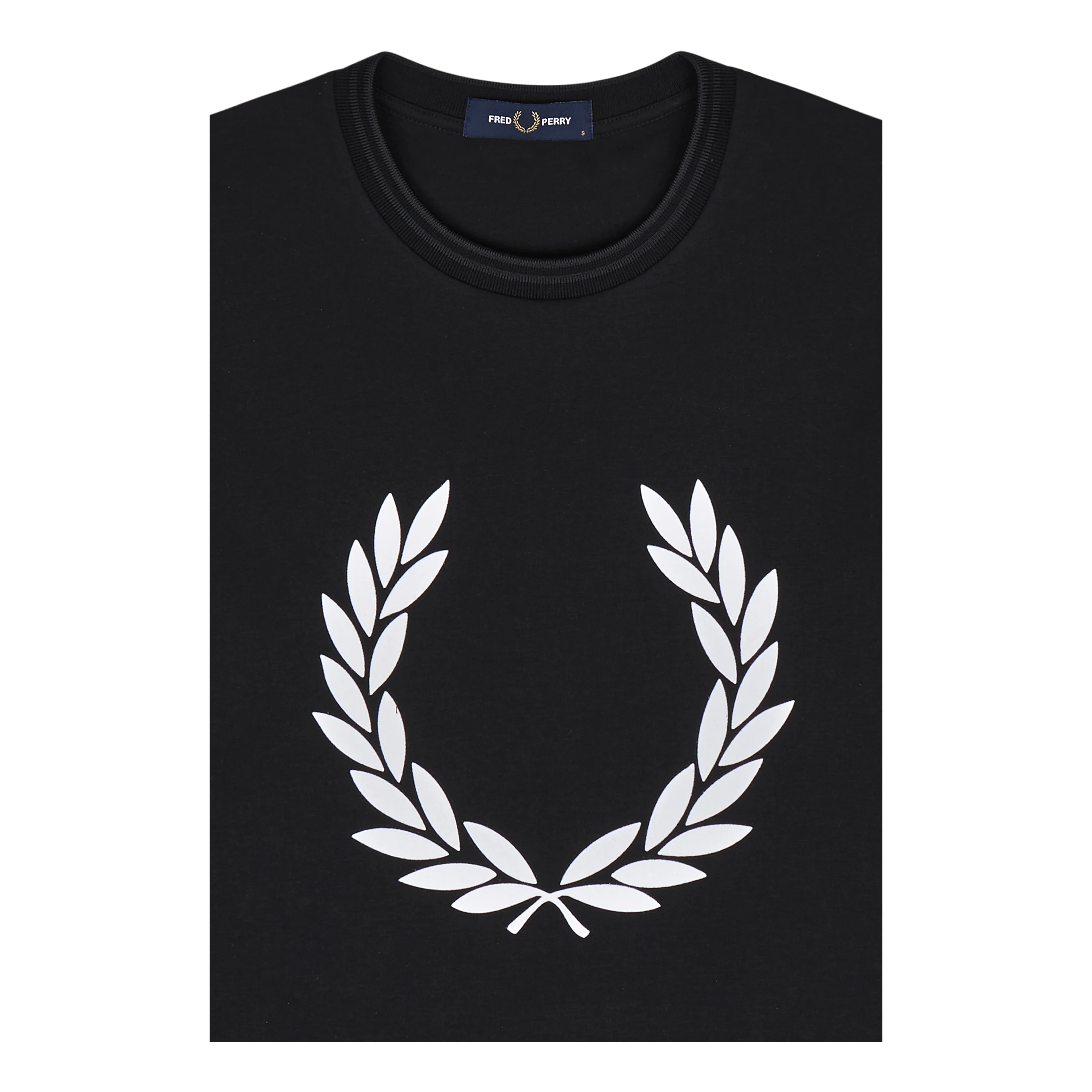 Fred Perry Flock Laurel Wreath Tee 184 - Image 3