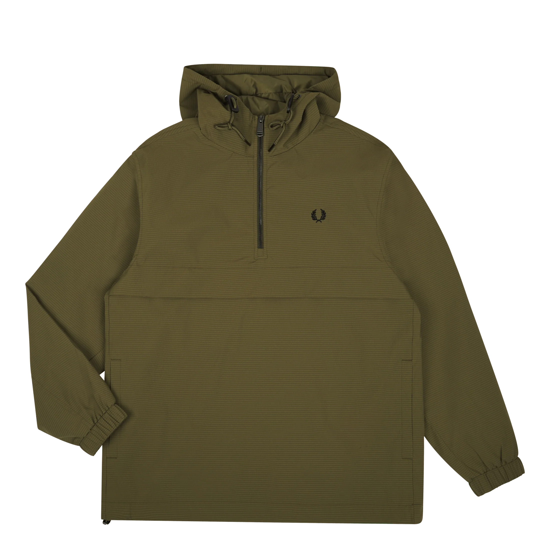 Fred Perry Seersucker Half Zip Jkt Q55 - Image 4