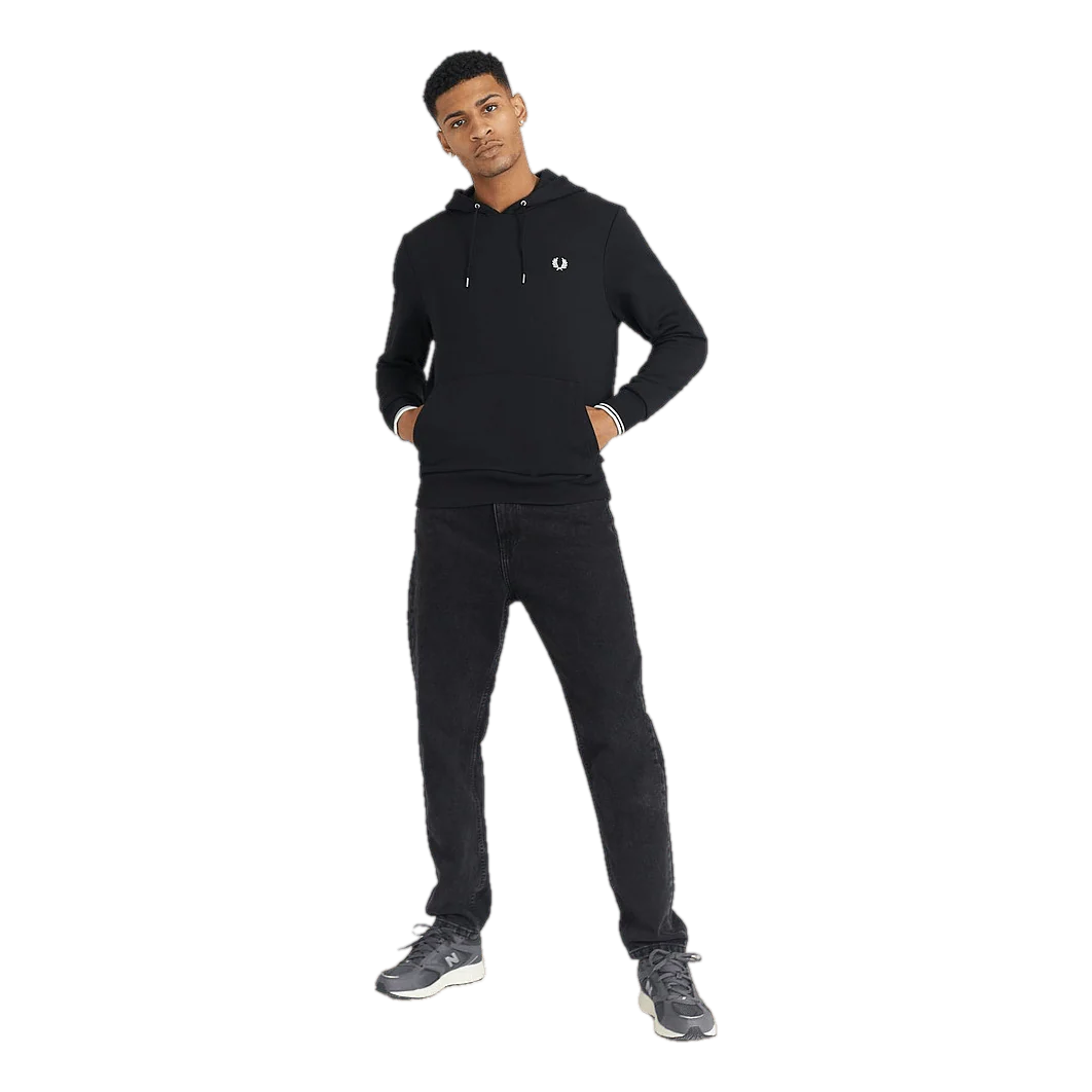 Fred Perry Tipped Hooded Sweatsh 102 - Image 2