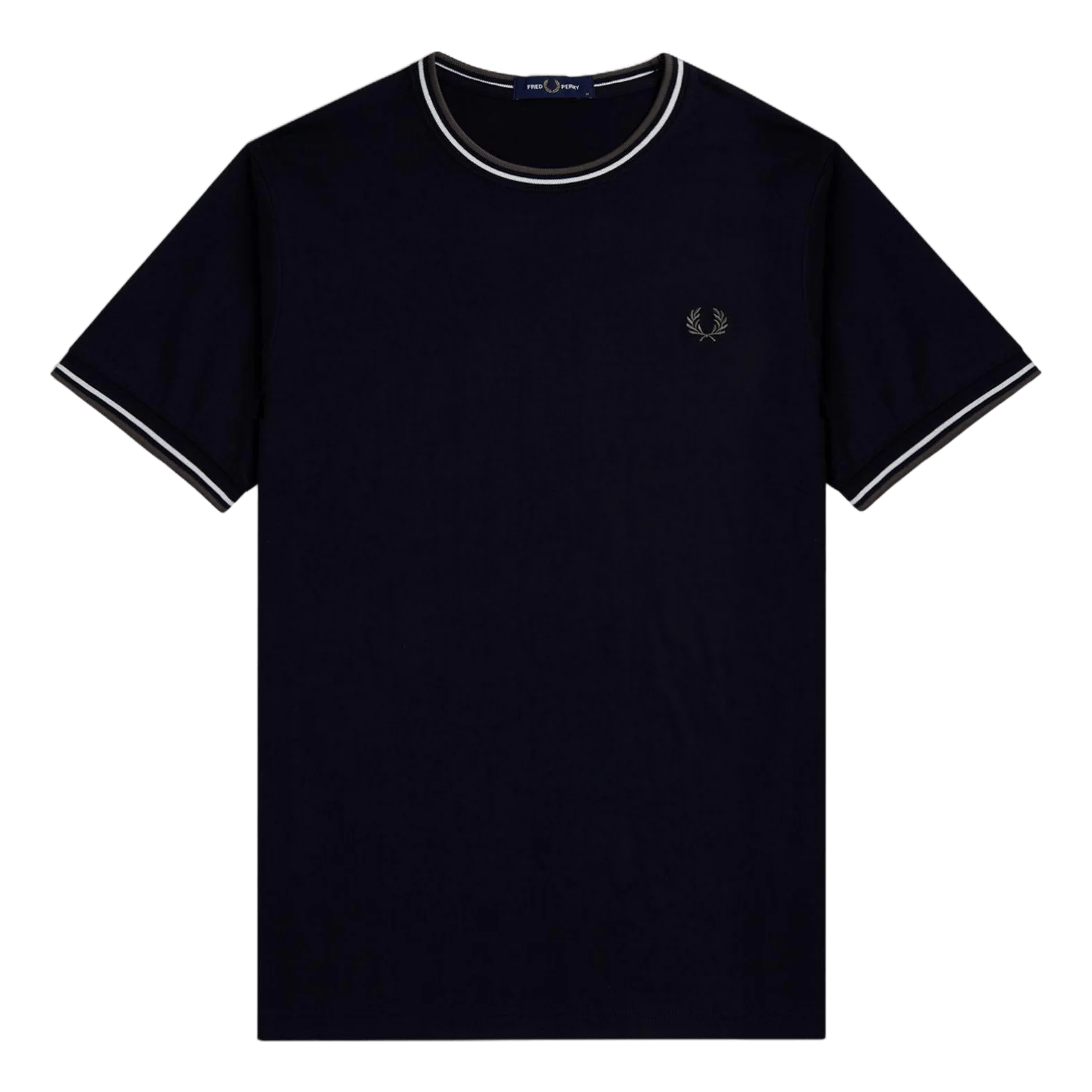Twin Tipped T-shirt W54 Blk/ecru/laurel W Green - Image 4