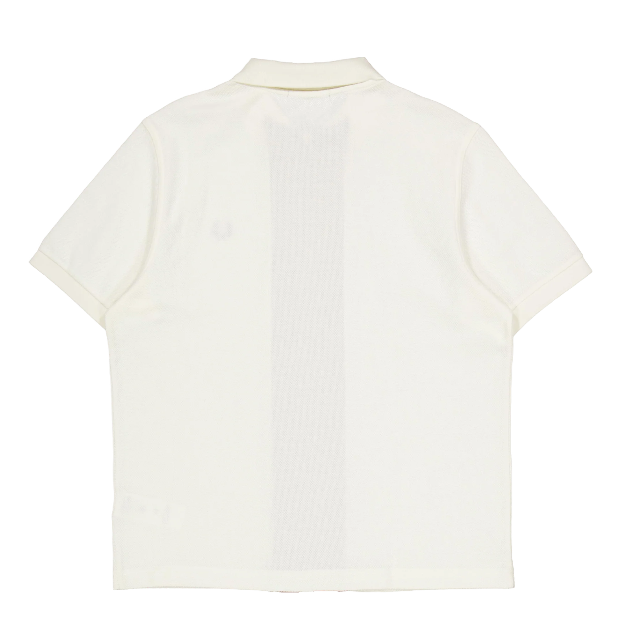 Zip Polo Shirt Light Ecru - Image 4