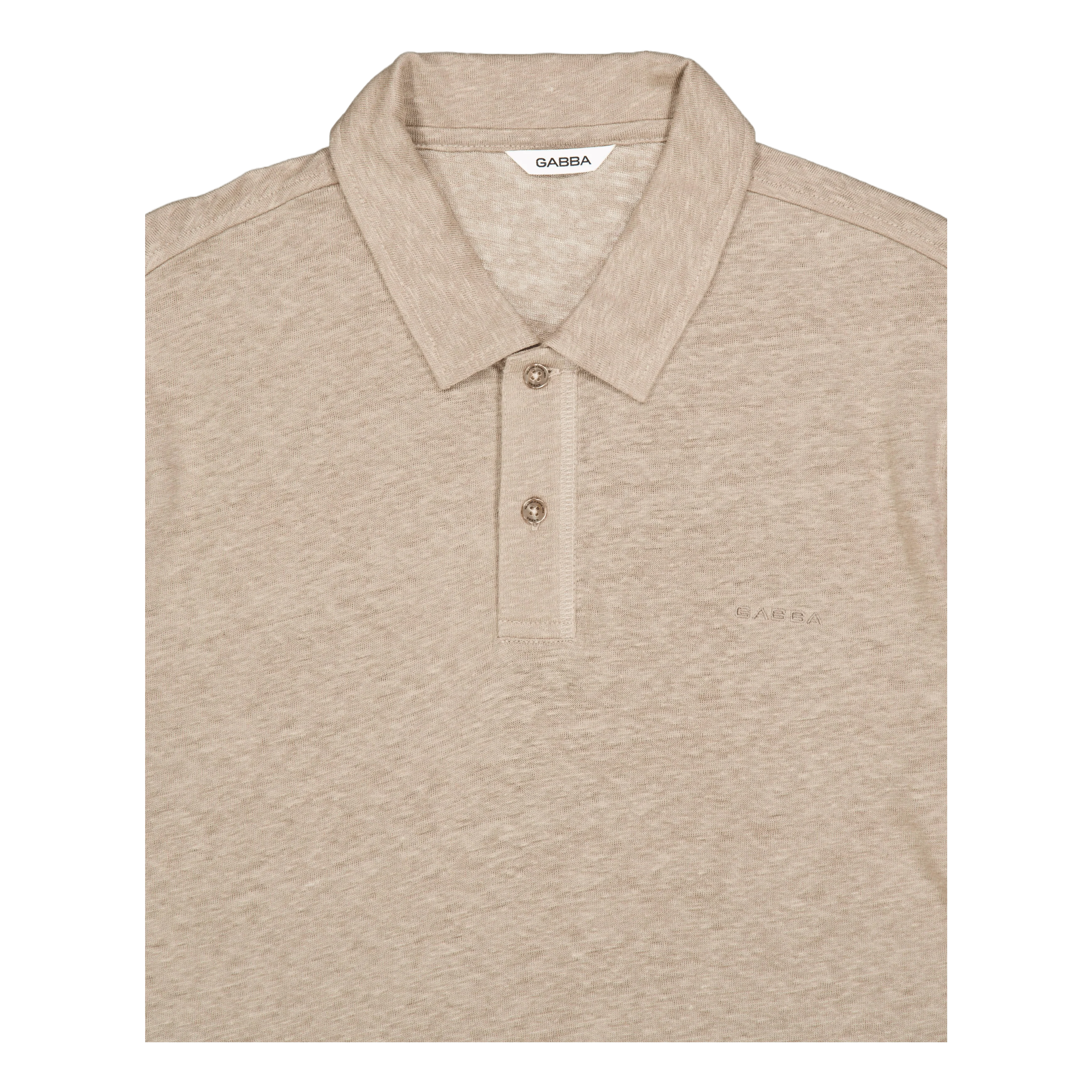 Duke Linen Polo Ss 0797 Coriander - Image 3
