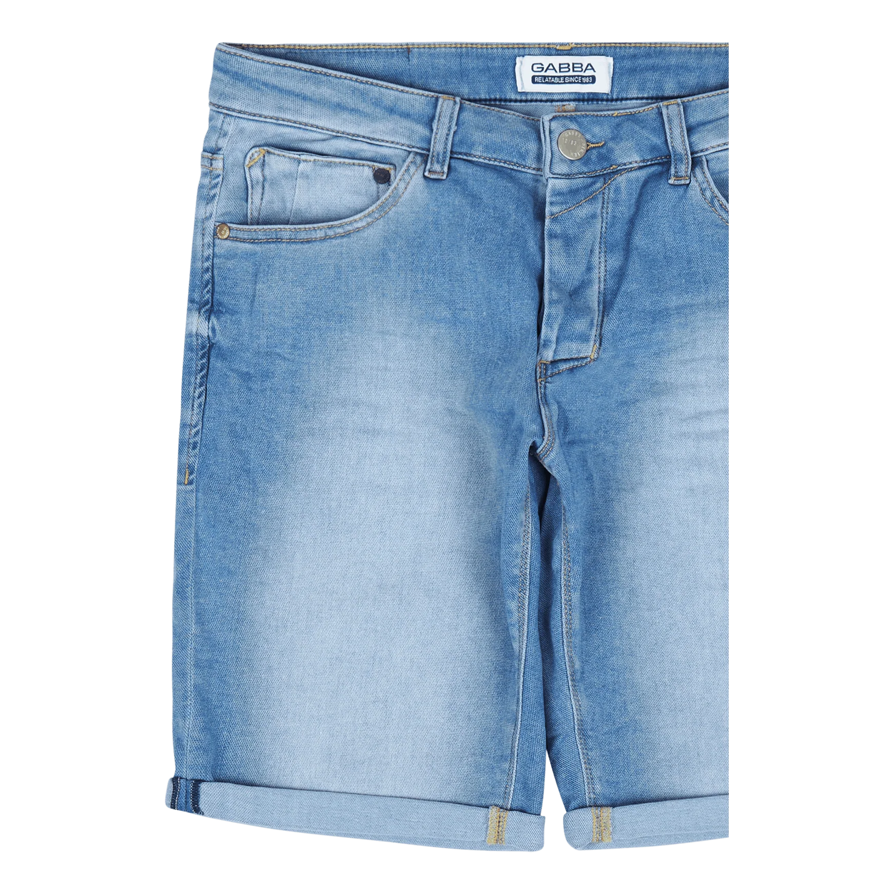 GABBA Jason K3787 Sanza Shorts 0566 Denim Wash - Image 3