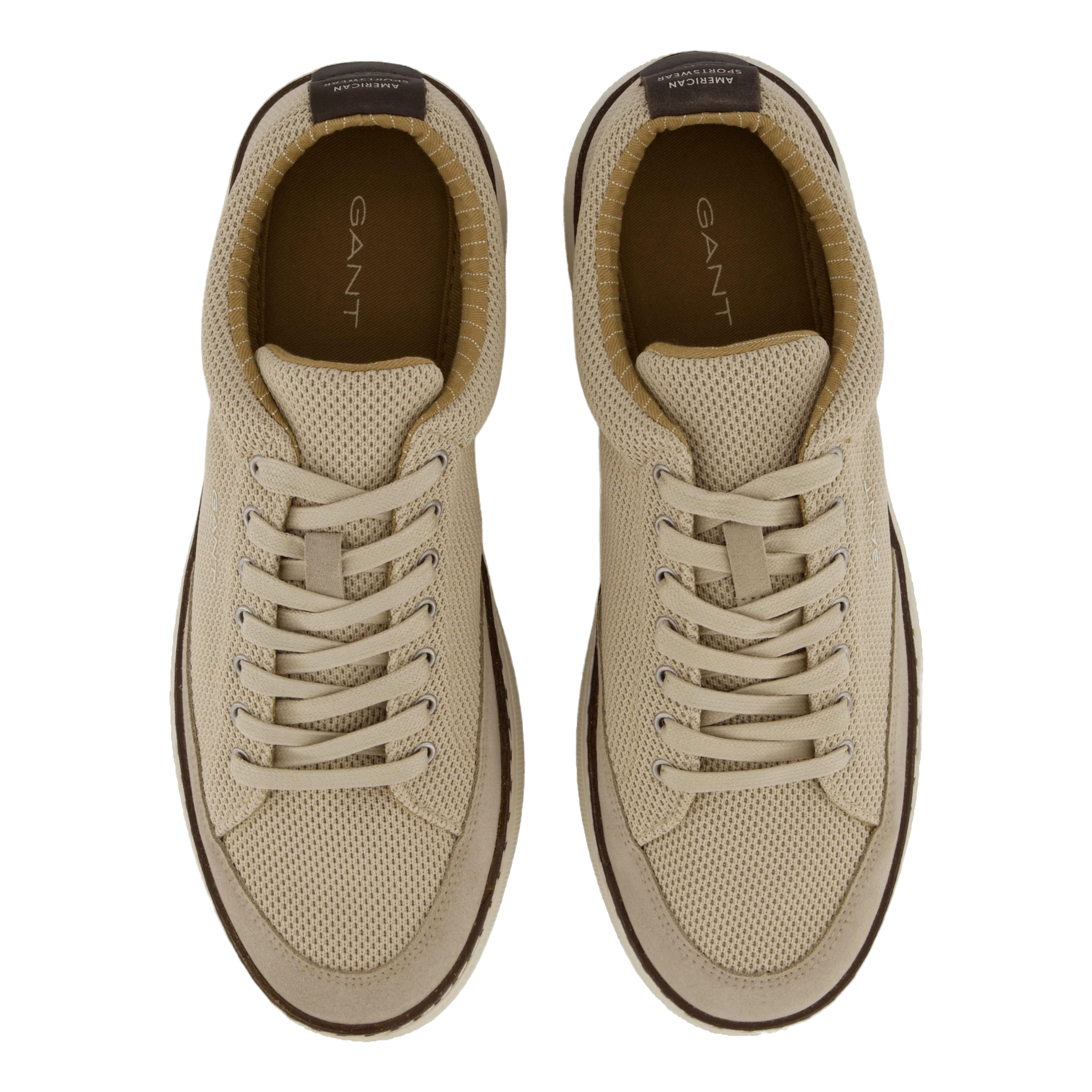 San Prep Low Lace Shoe Taupe - Image 6