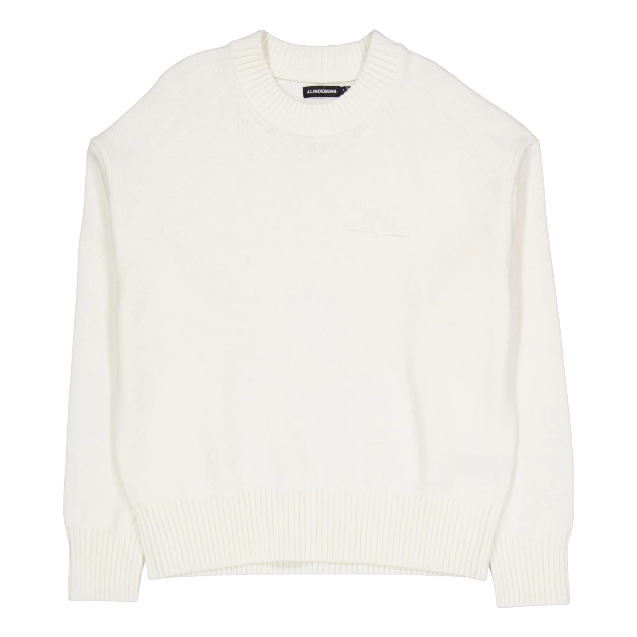Eddy Cotton Wool Crew Neck White - Image 2