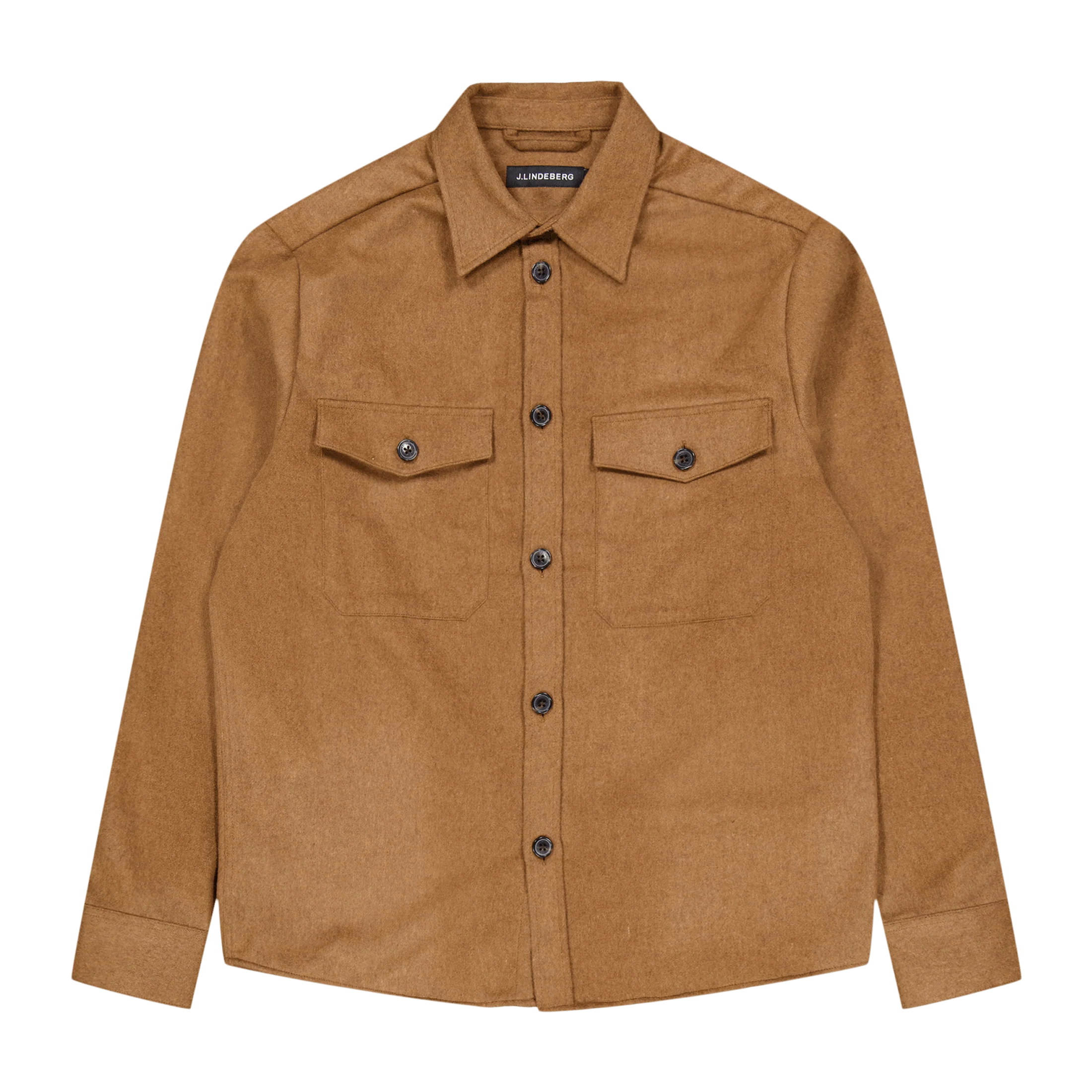 J.Lindeberg Flat Wool Overshirt E144 Chipmunk