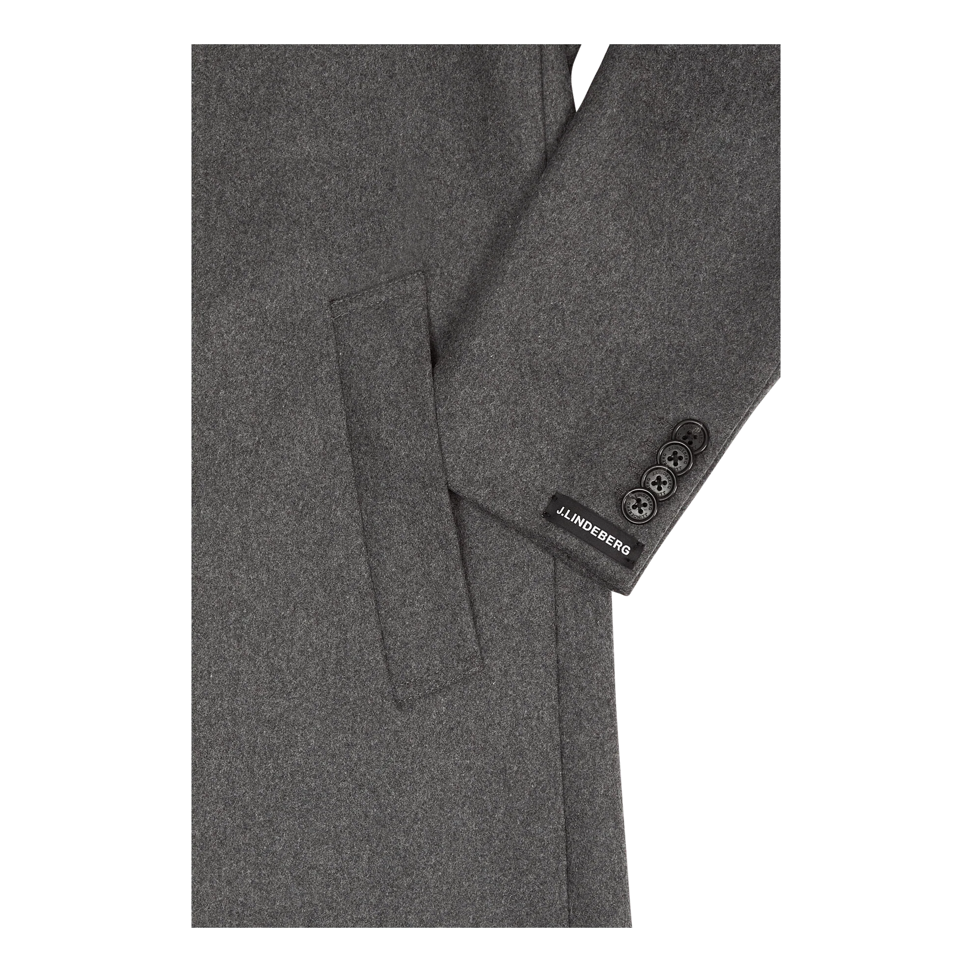 Holger 2.0 Melton Coat Volcanic Ash - Image 5