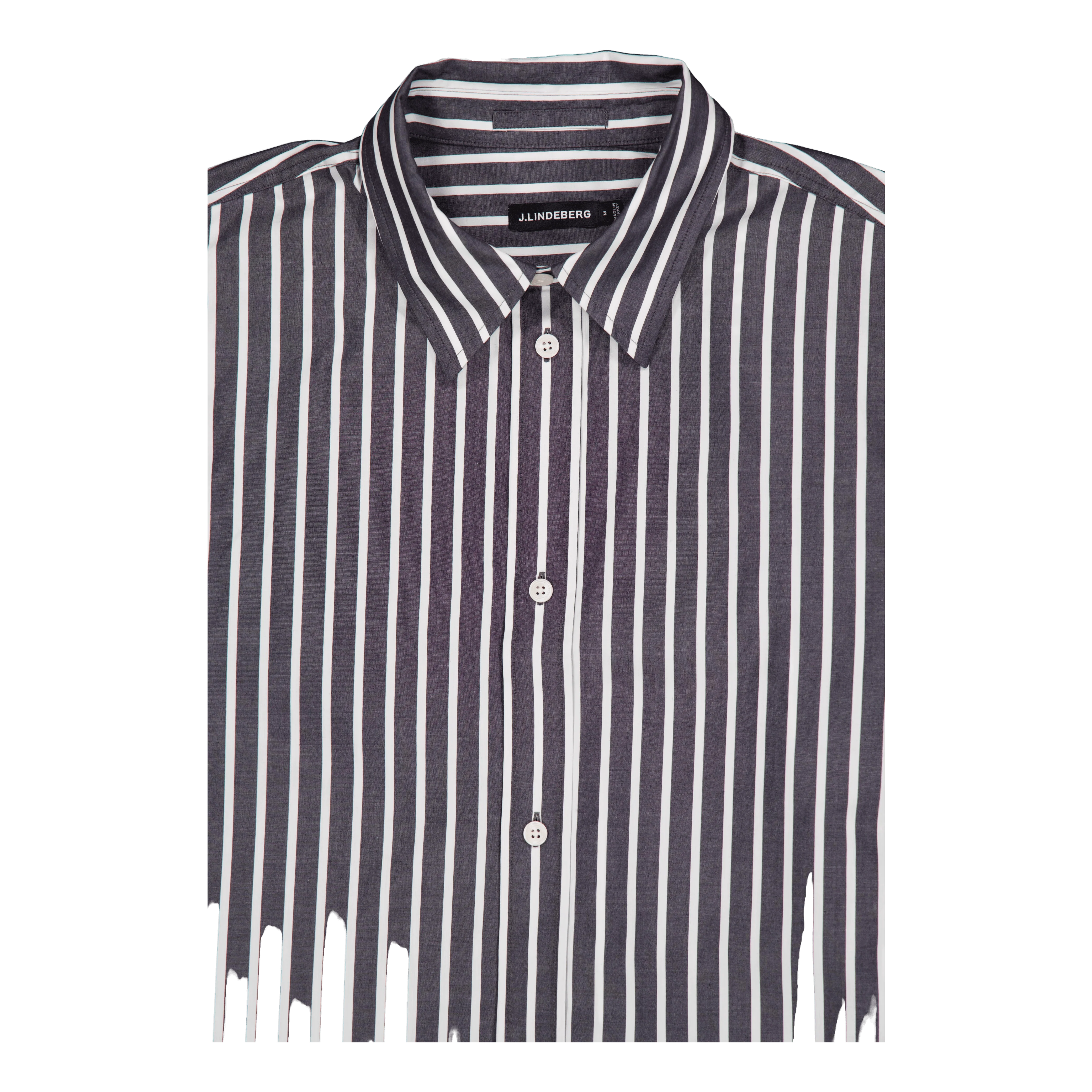 Howard Bold Yd Stripe Shirt Black - Image 4