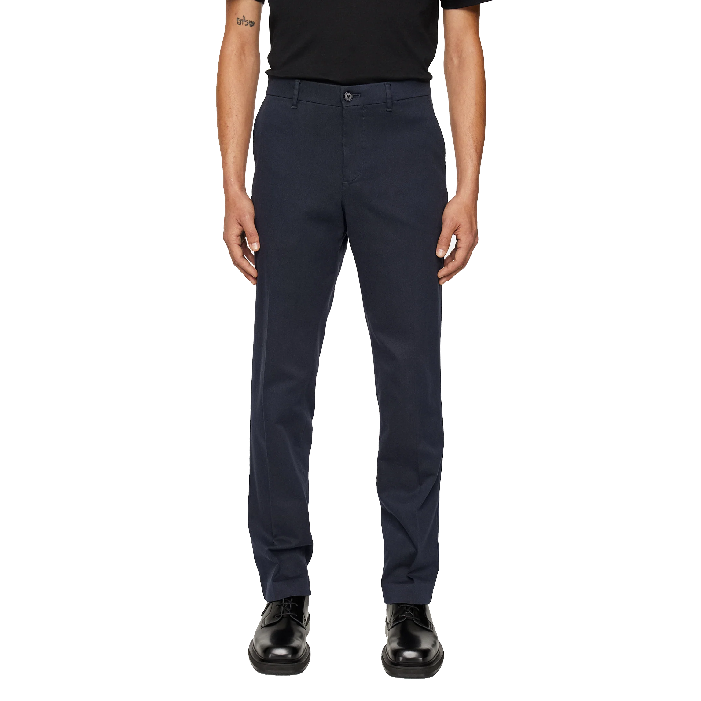 Lois C Flannel Twill Pants JL Navy