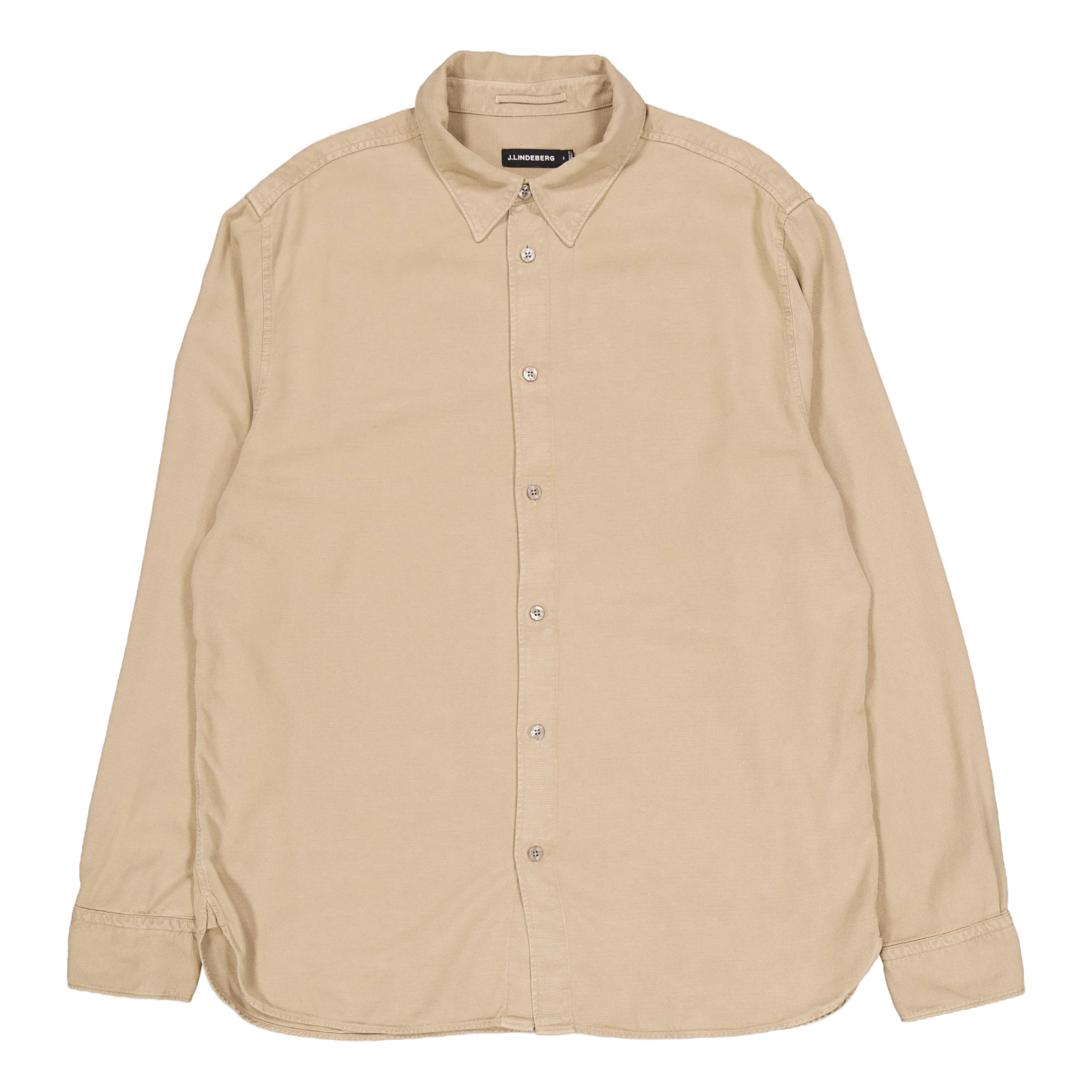 Reg Ls Struct Gmd Tencel Shirt Batique Khaki