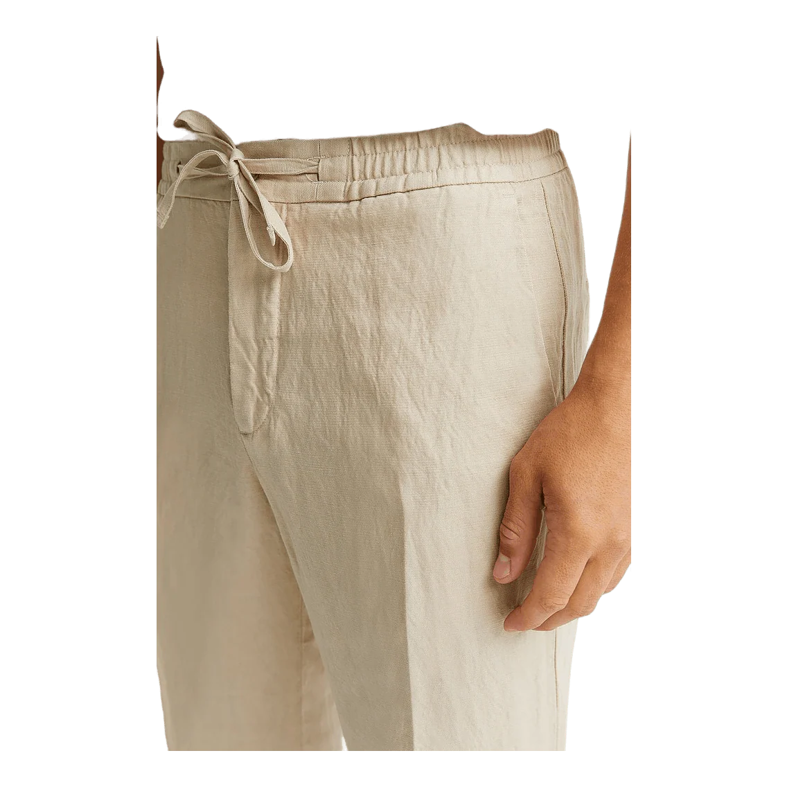 J.Lindeberg Sasha Drape Linen Pants - Image 3