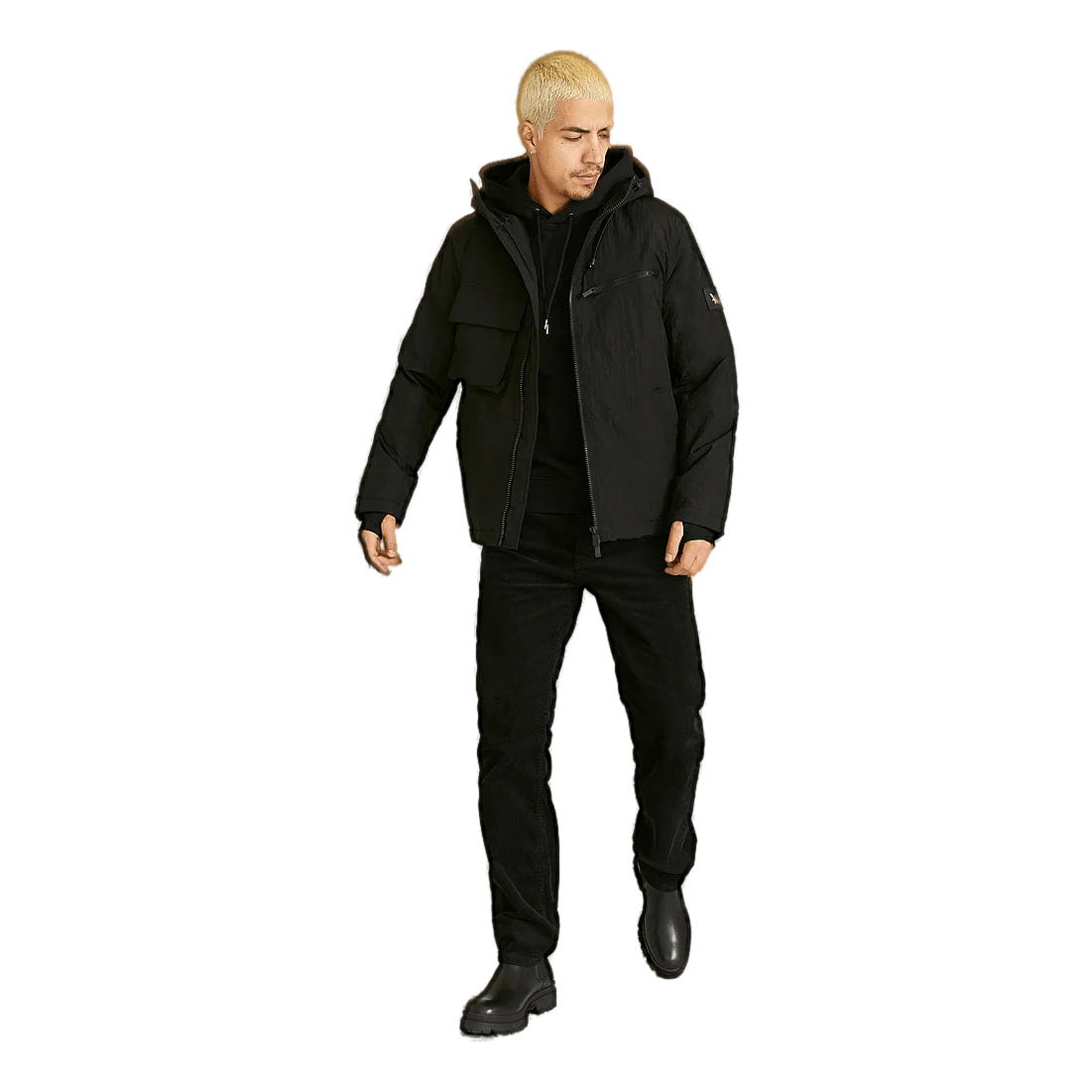 J.Lindeberg Throw Patch Hoodie - Image 3