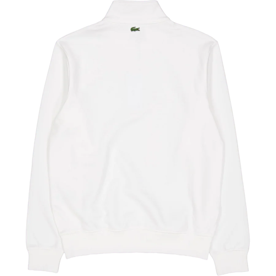 High Neck Zip-up Print Sweatsh White 70v - Image 2