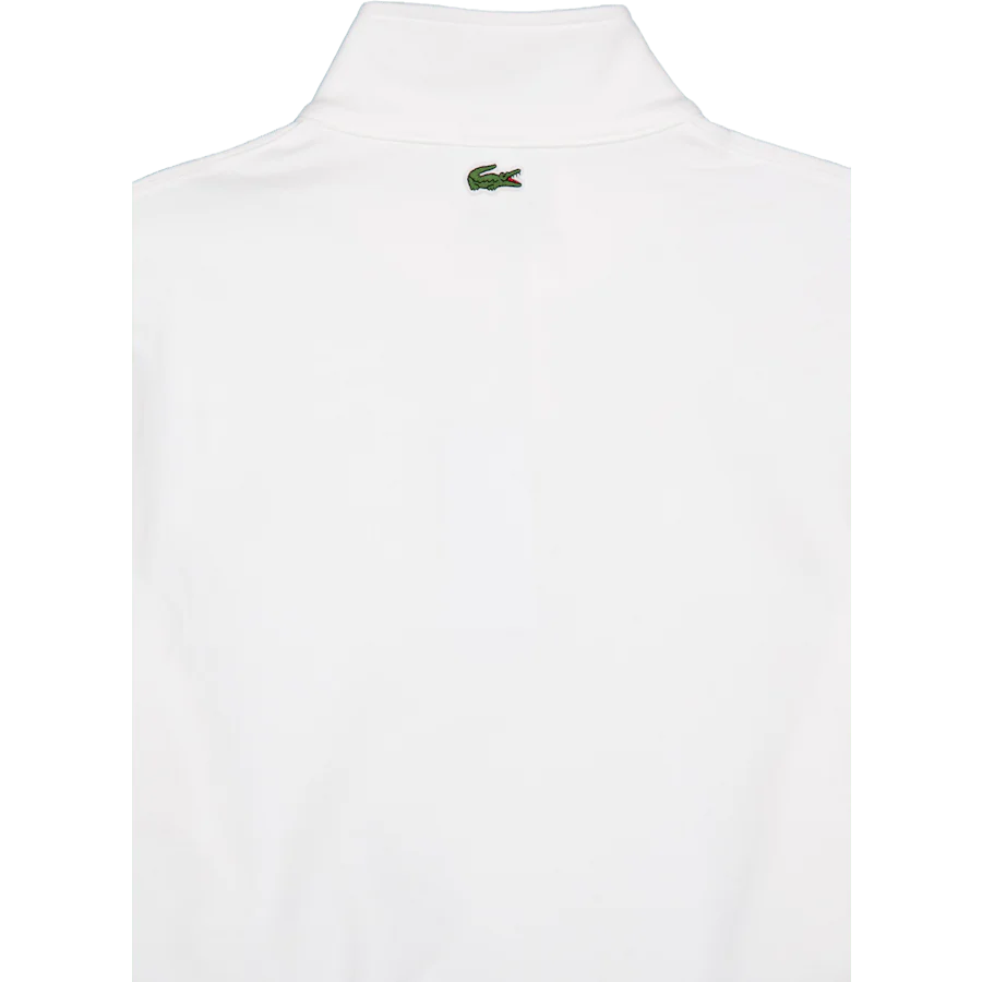 High Neck Zip-up Print Sweatsh White 70v - Image 4