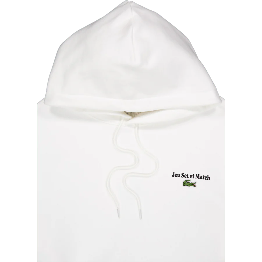 Multi Print Fleece Hoodie Flour - Image 3