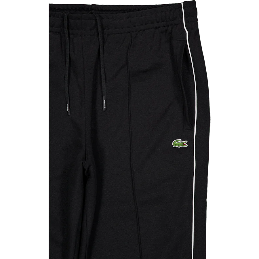 Trim Accent Piqué Sweatpants Black - Image 3