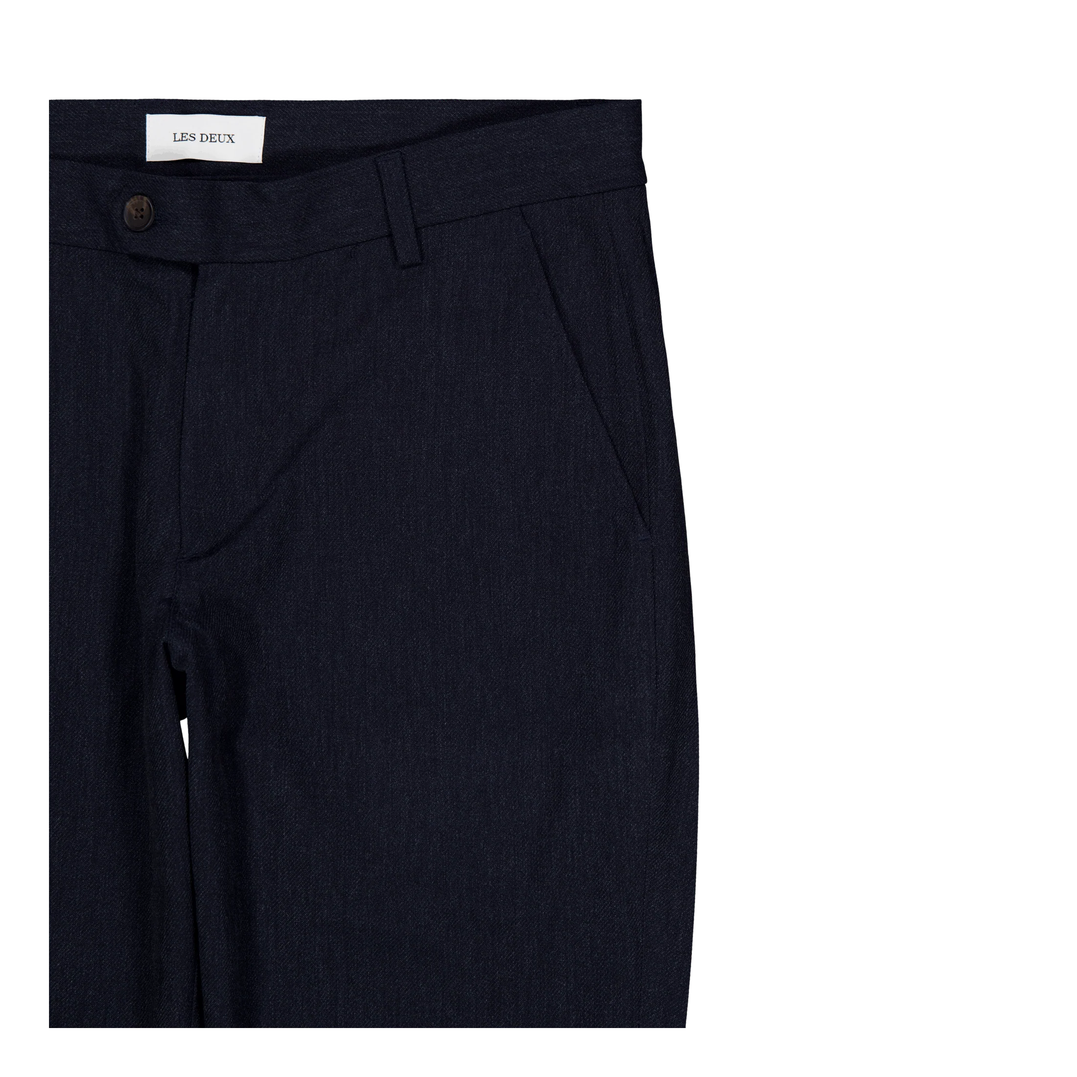 Les Deux Como Wool Mélange Suit Pants Dark - Image 3