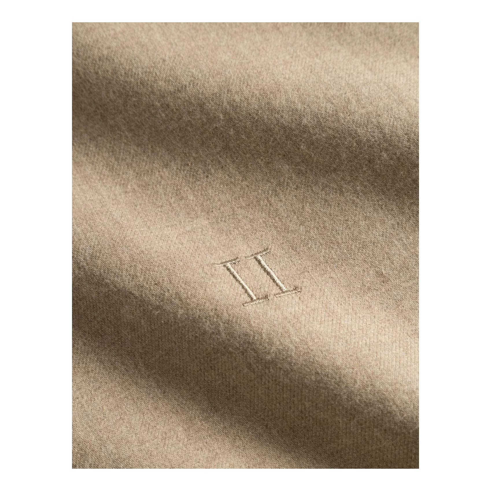 Desert Reg Shirt Dark Sand Melange - Image 3