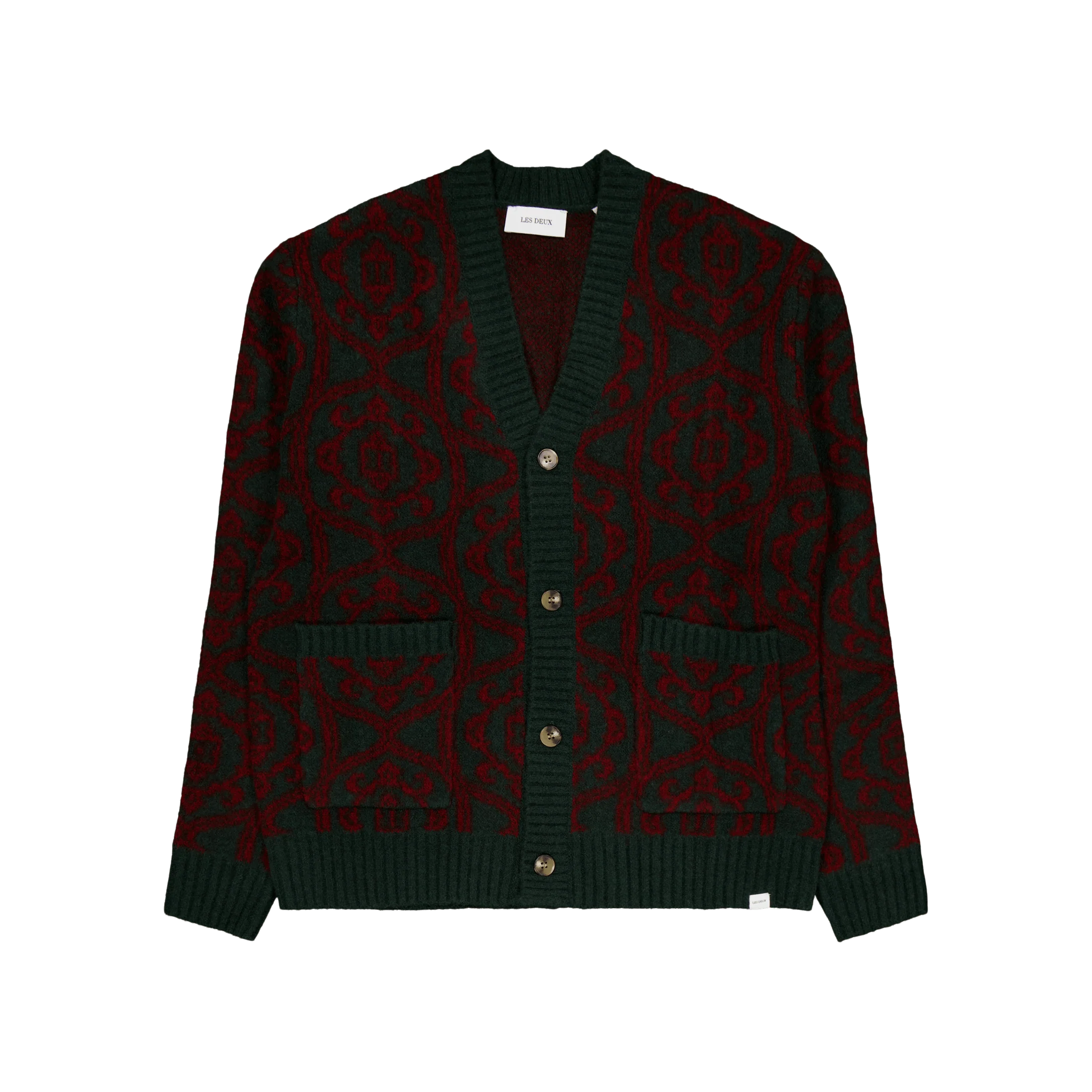 Les Deux Fillip Jacquard Cardigan