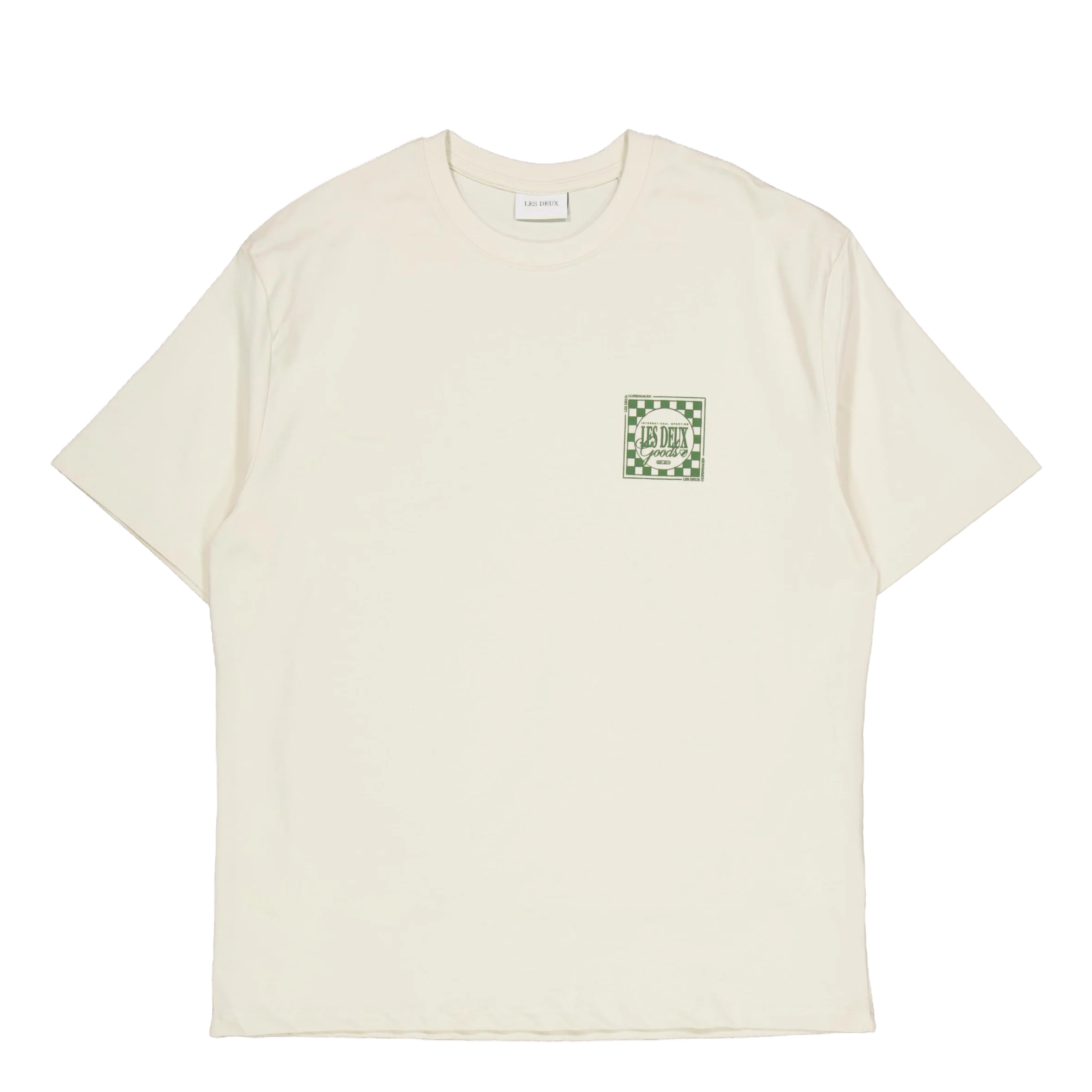 Goods T-shirt Ivory/chive Green - Image 2