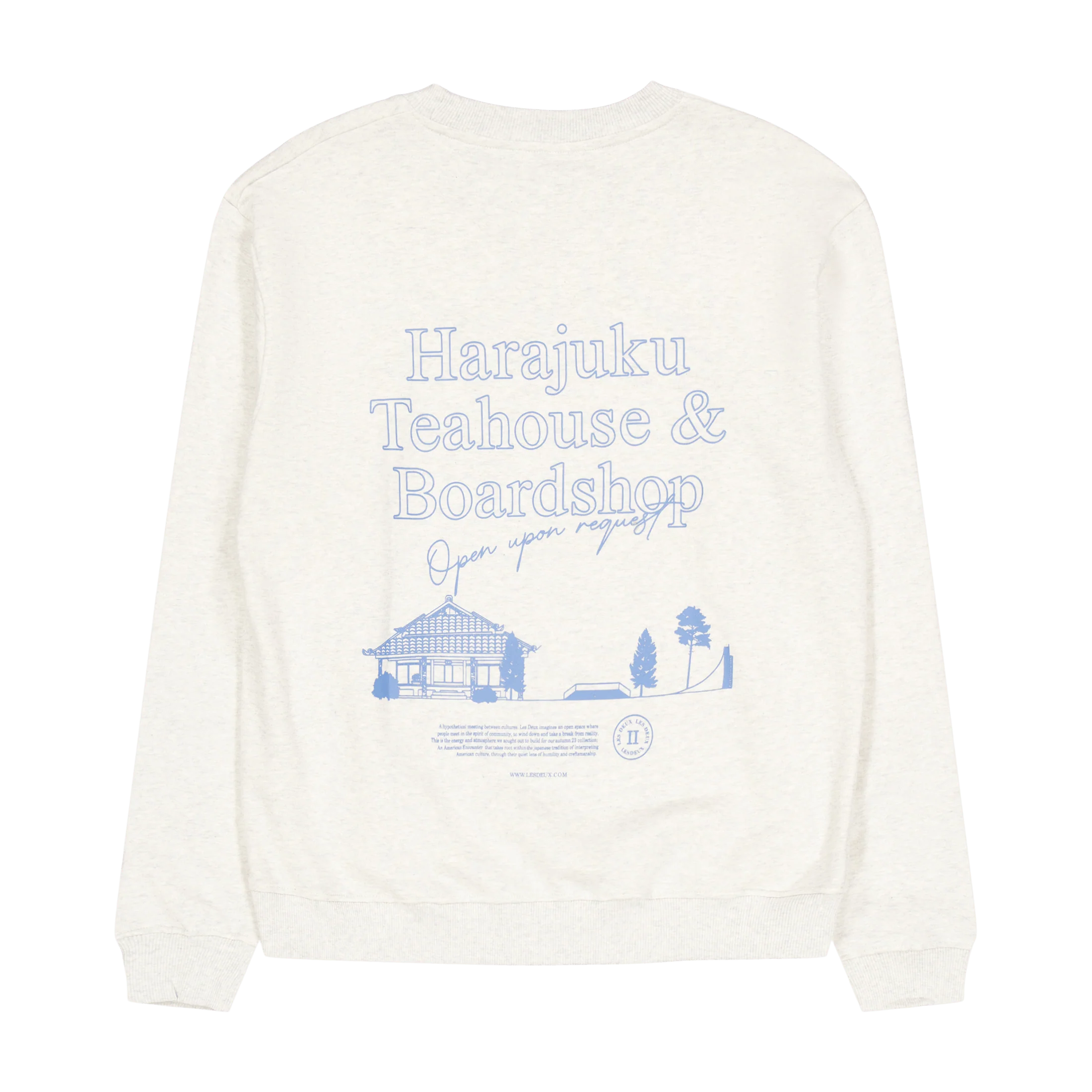 Les Deux Harajuku Sweatshirt  washed Denim - Image 2