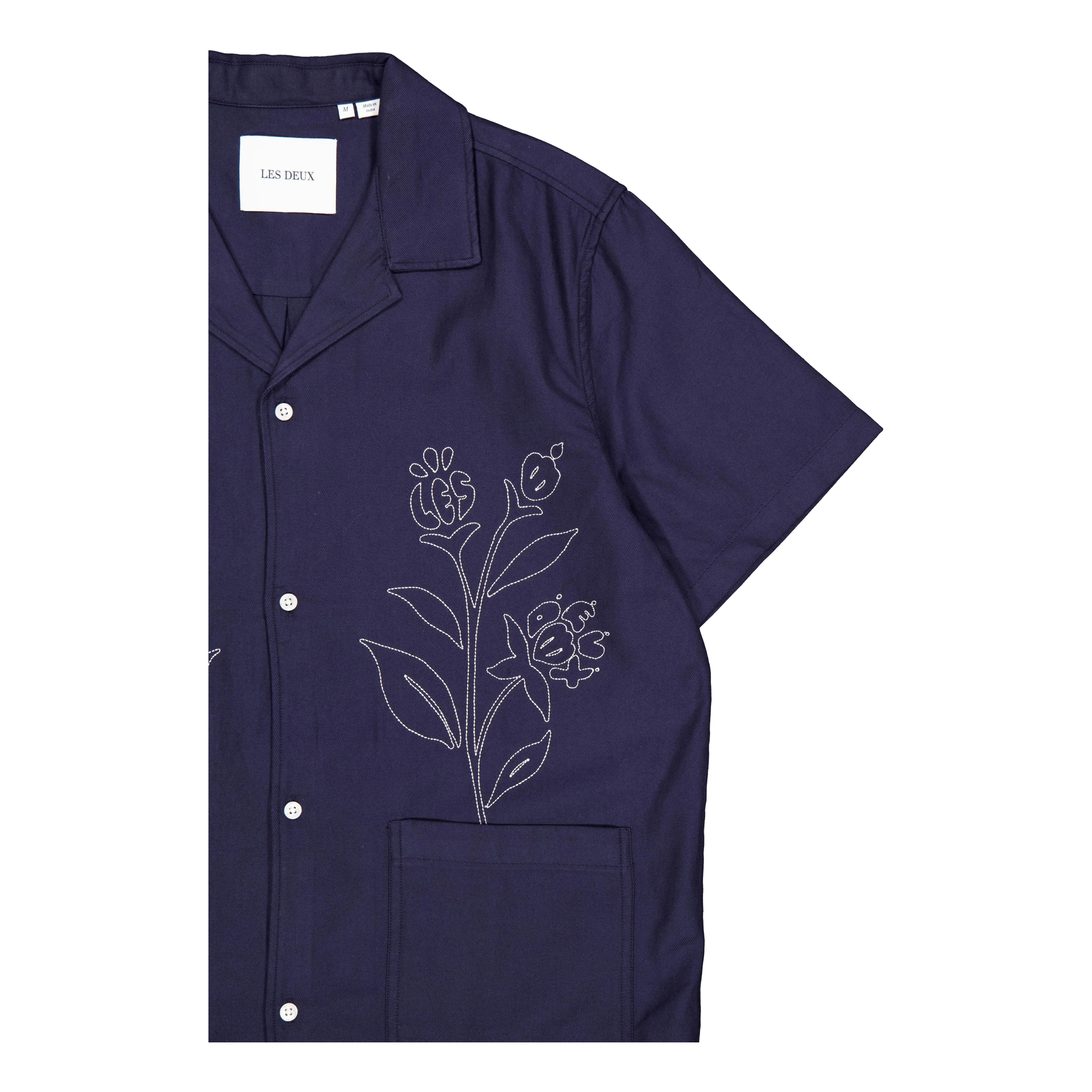 Kingsley Aoe Ss Shirt Dark Navy - Image 4