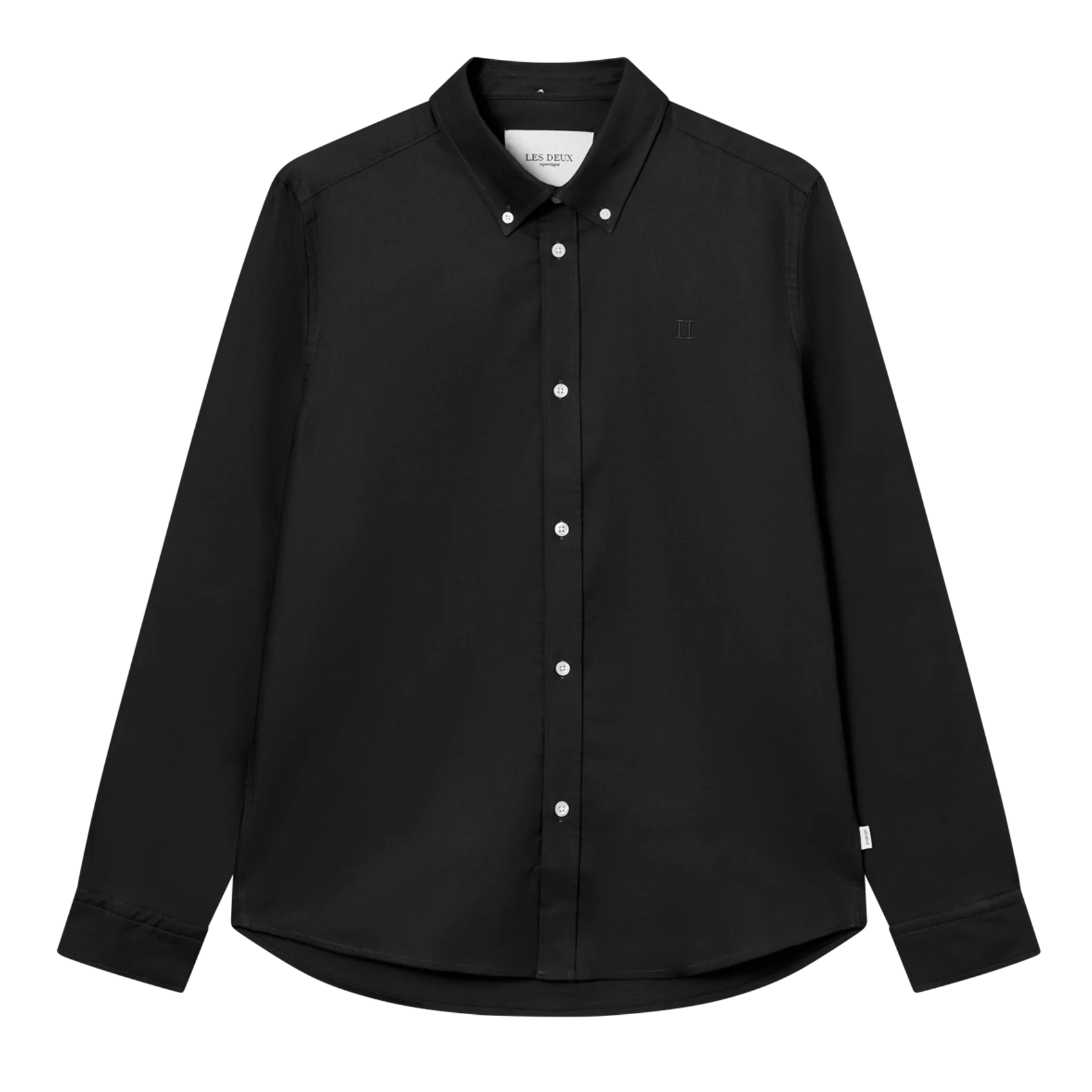 Konrad Oxford Shirt - Seasonal Black