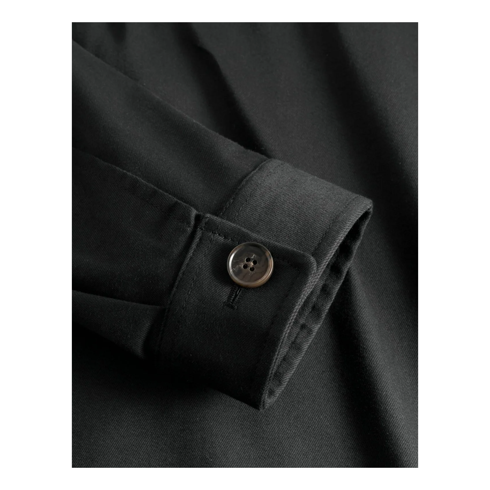 Marseille Cotton Jacket Black - Image 4